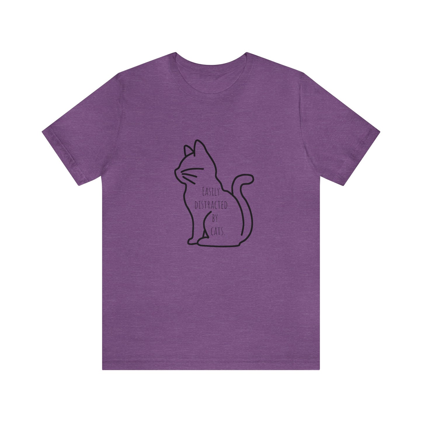 Easily distracted by cats Funny Cat lover shirt anime cat Shirt karma is a cat Gift for Cat Lover Gift for Cat Mom Gift cat dad shirt