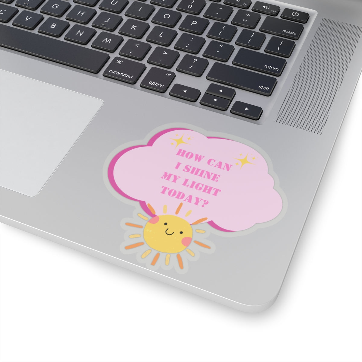 Shining your light sticker sunshine sticker Radiate positivity sticker Delulu sticker Retro sticker bestie gift for her bestfriend gift