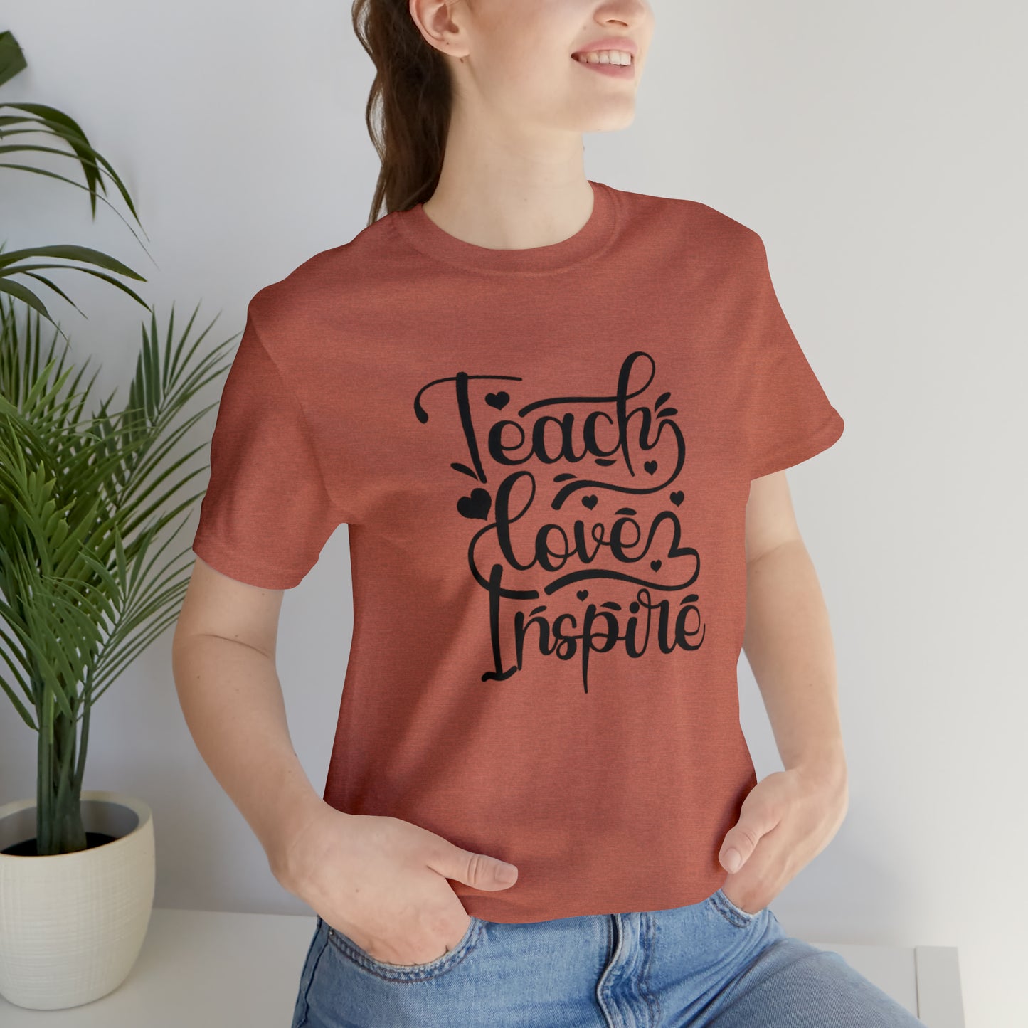 Teach love inspire T-shirt, Teacher mode Shirt, Homeschooling sweatshirt,teacher mom shirt, hoodie teacher shirt Boss lady shirt