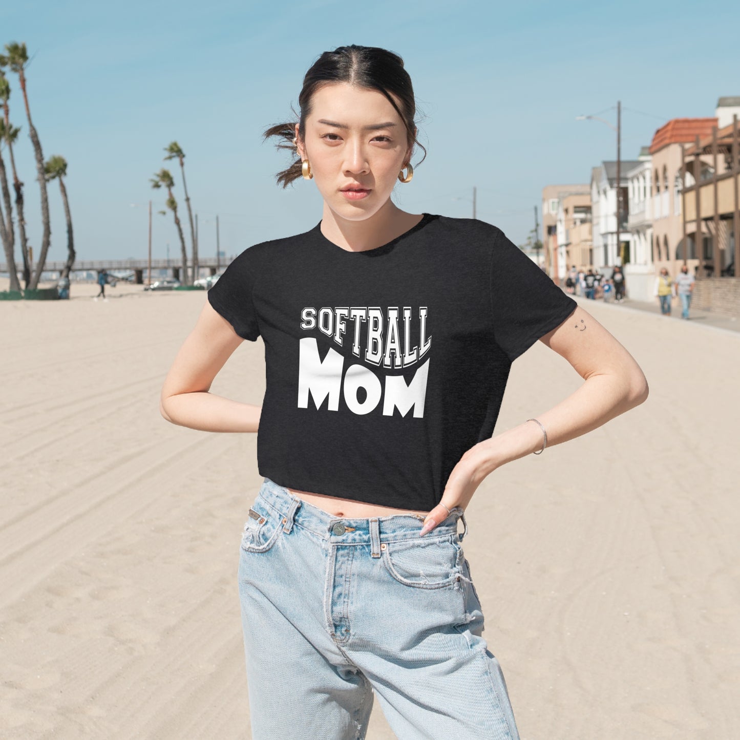 Football Mom crop top football season shirt gift for Mom gifts for her