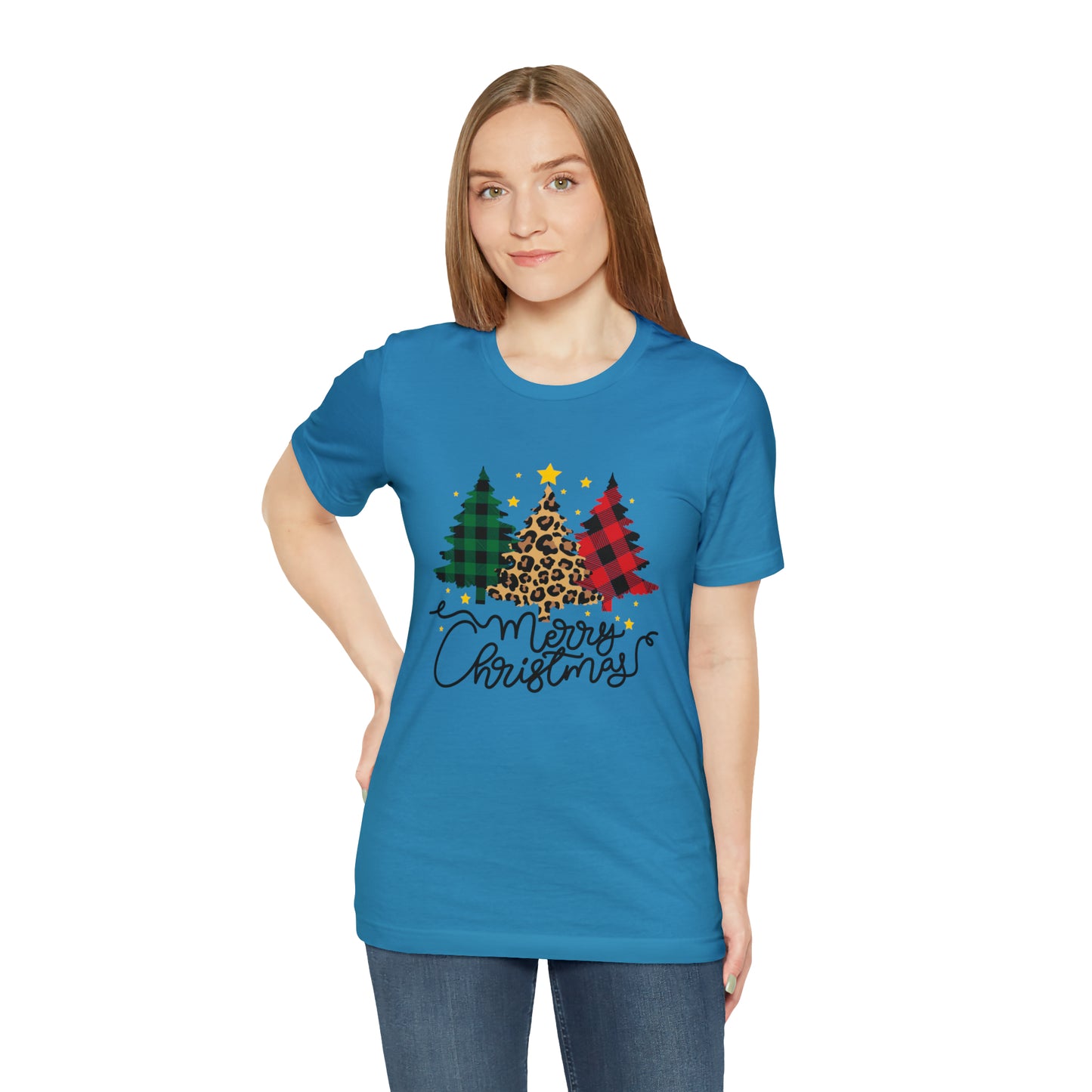 Festive AF shirt Pink Merry Bright Christmas Tshirt for Women Men Christmas Shirt Sweater Holiday Christmas gift for her gift for him Plaid