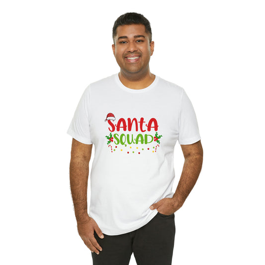 Santa's squad Matching Family Christmas Shirts Santa claus Hat family tshirts Family Christmas Shirt Xmas Tee Custom Christmas Tshirt photos