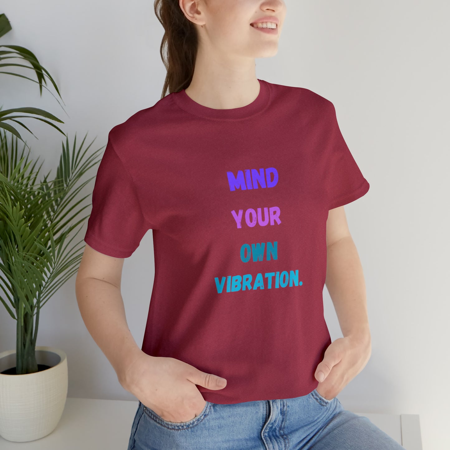 Spiritual shirt Mind your own vibration t-shirt Zen gift for her gift for him yogawear meditation gifts best friend Christmas gift