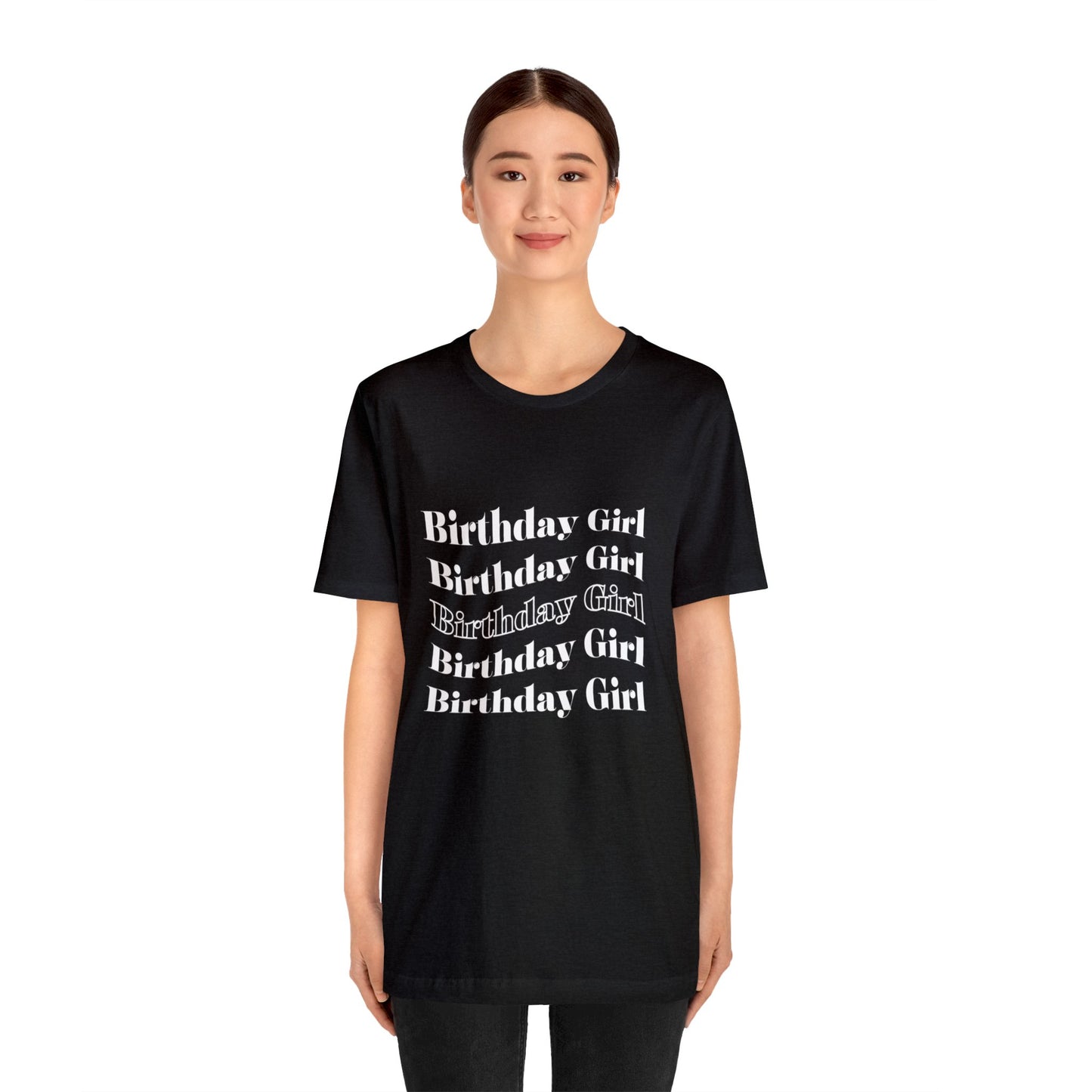 Birthday girl shirt gift for her best friend gift wavy shirt birthday party attire month funny T-shirt birthday gift Christmas gift for him
