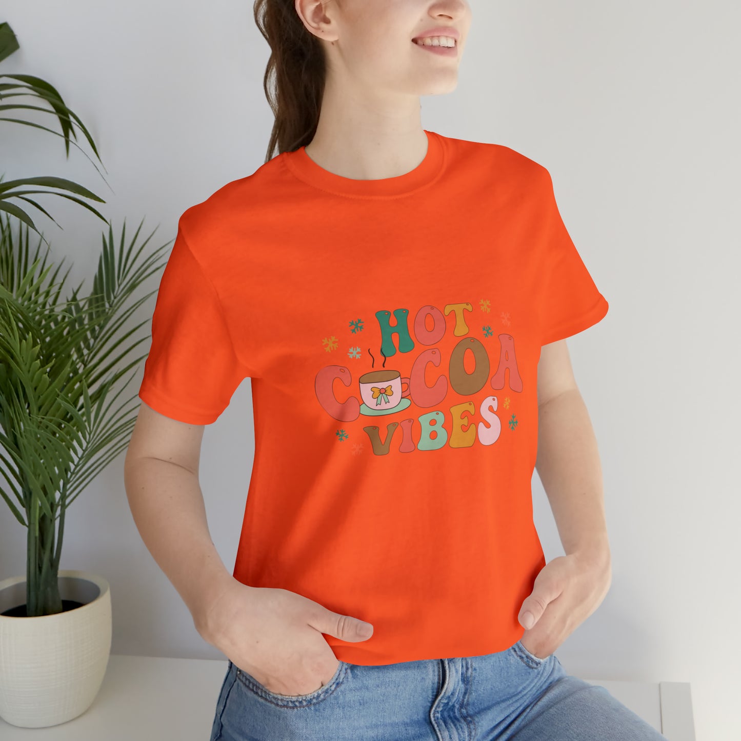 Hot cocoa vibes shirt, Pink autumn vibes Halloween tshirt, Halloween Sweatshirt, spooky T Shirt,Retro Halloween Sweater,Christmas gift