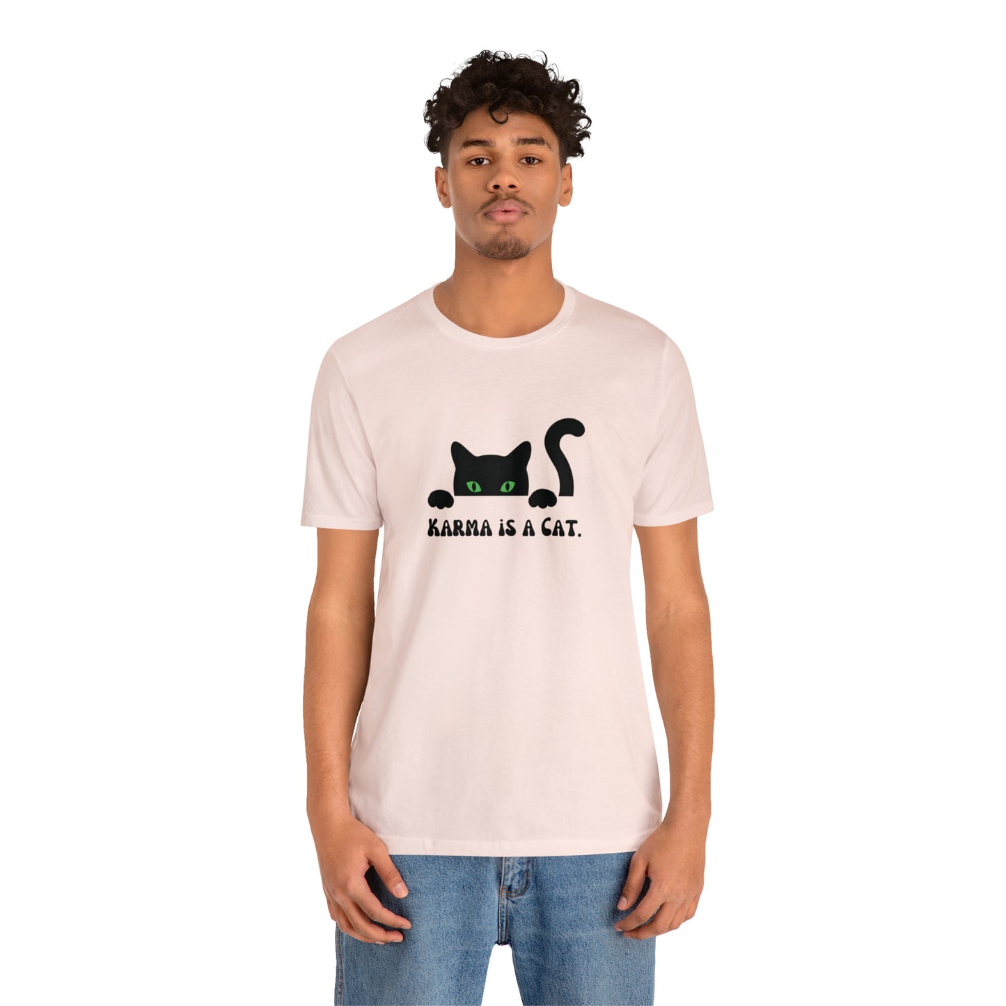 Karma is a cat shirt Cat lover tshirt book lover shirt Taylor witchy cat Shirt Halloween Cat Gift for Cat Lover Gift for Cat swiftie shirt
