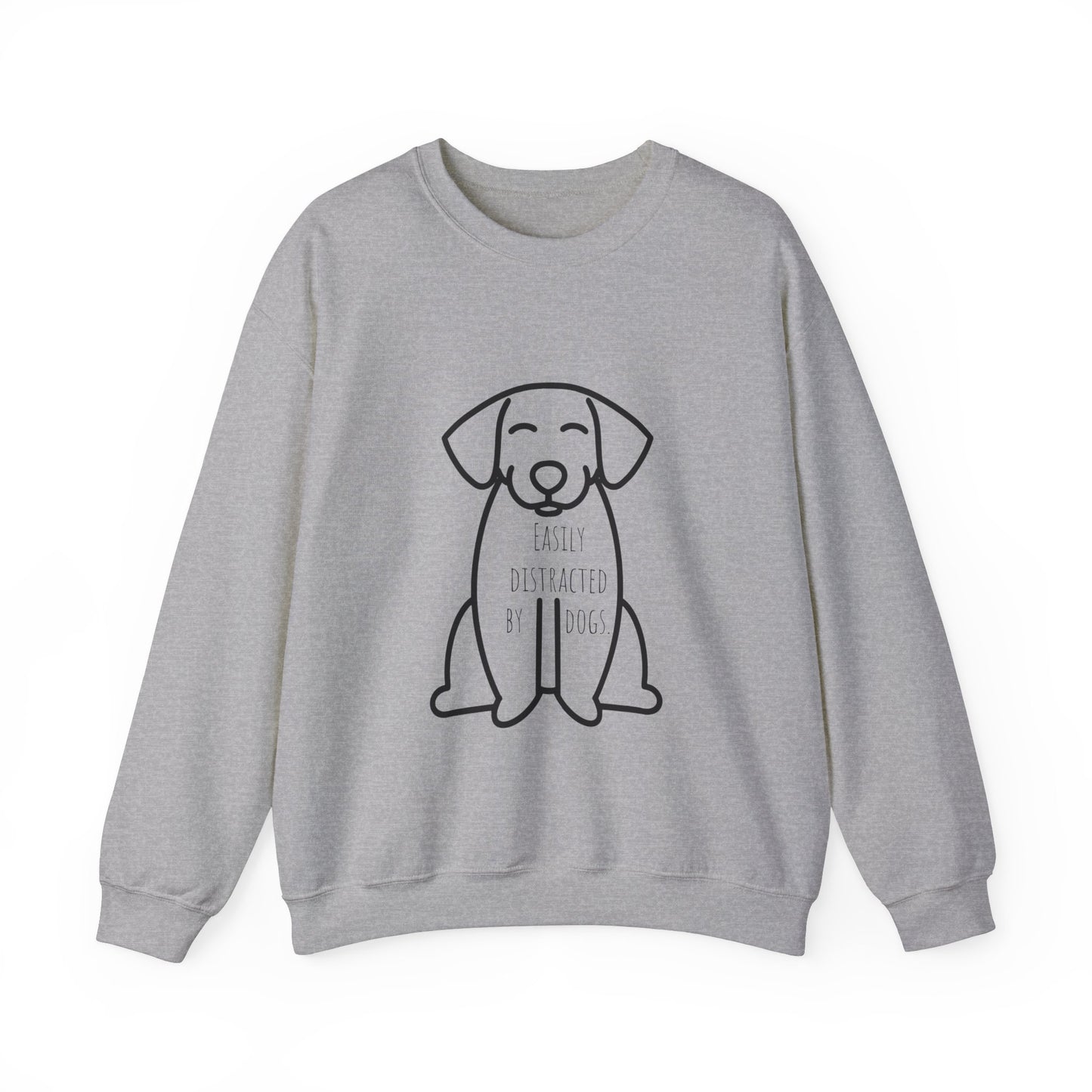 Easily distracted by dogs Sweatshirt Christmas gift for dog Mom dog lover gift dog dad gift for him gift for her best friend gift funny dog