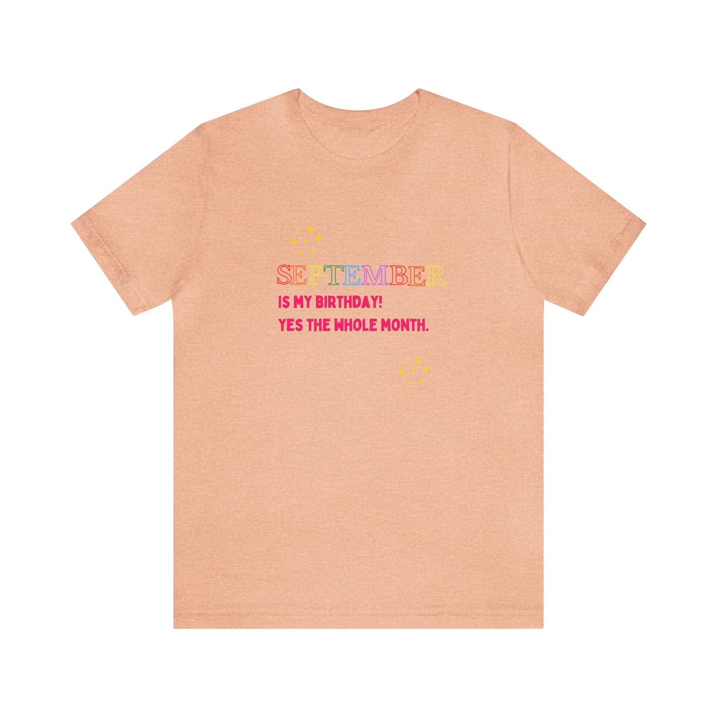 September is my birthday month funny T-shirt birthday gift Christmas gifts Sweatshirt Gift for him Gift