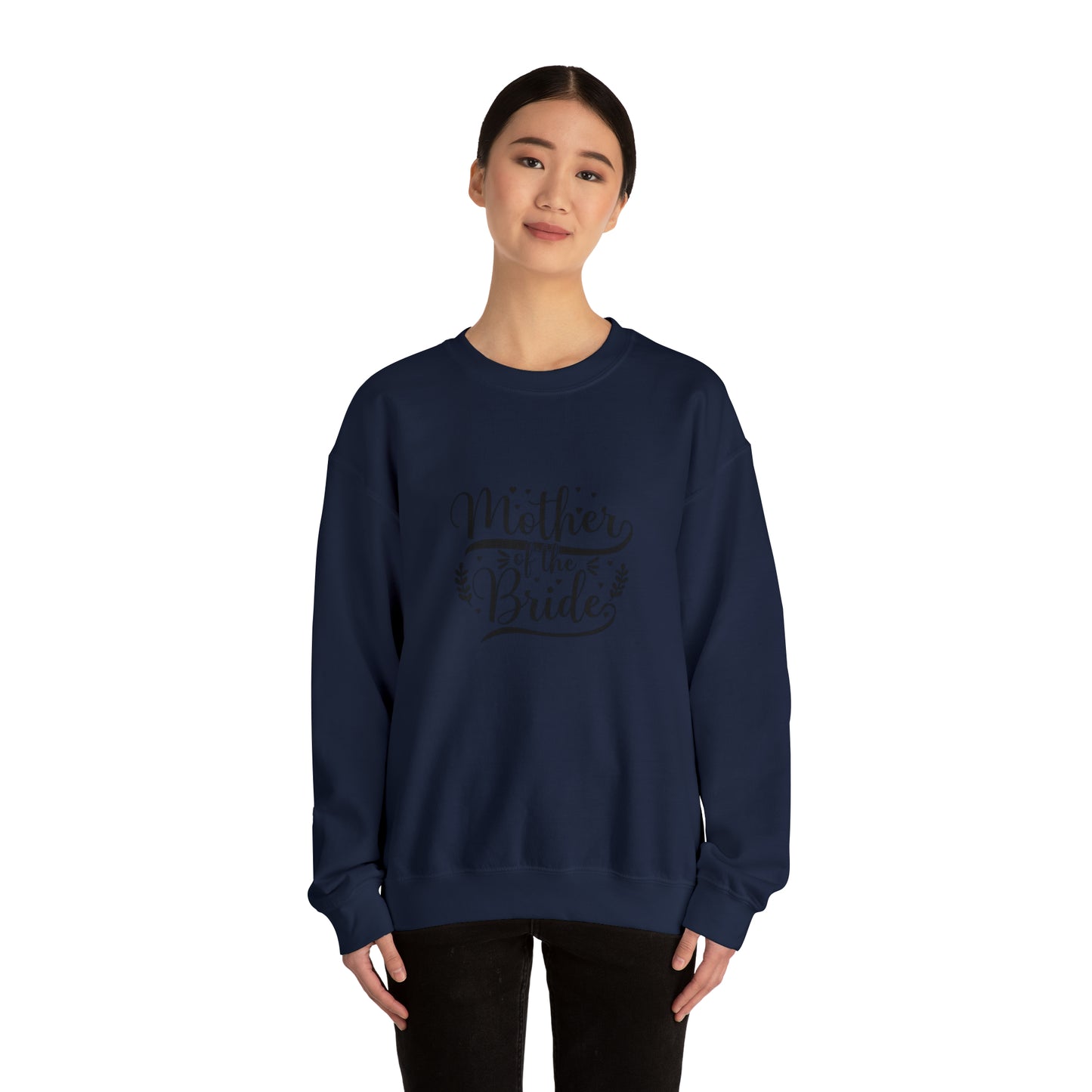 Mother of the bride sweatshirt, wedding attire, gift for Mom, bridal party clothes, yoga wear for her, for him, Birthday gift for her
