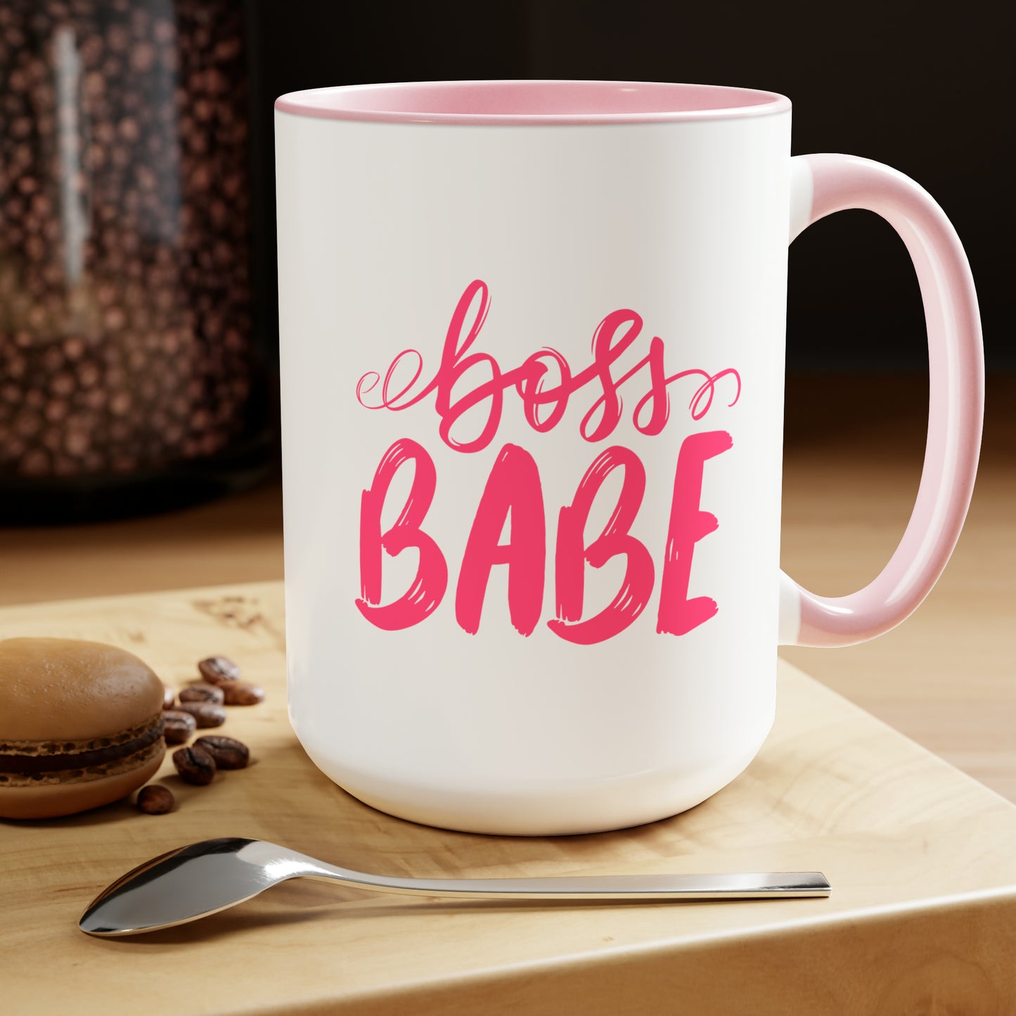 Bossbabe mug Christmas mug gift for mom gift mug Floral mug gift for her Mug funny gift for wife Coffee Mugs Christmas gift 15oz