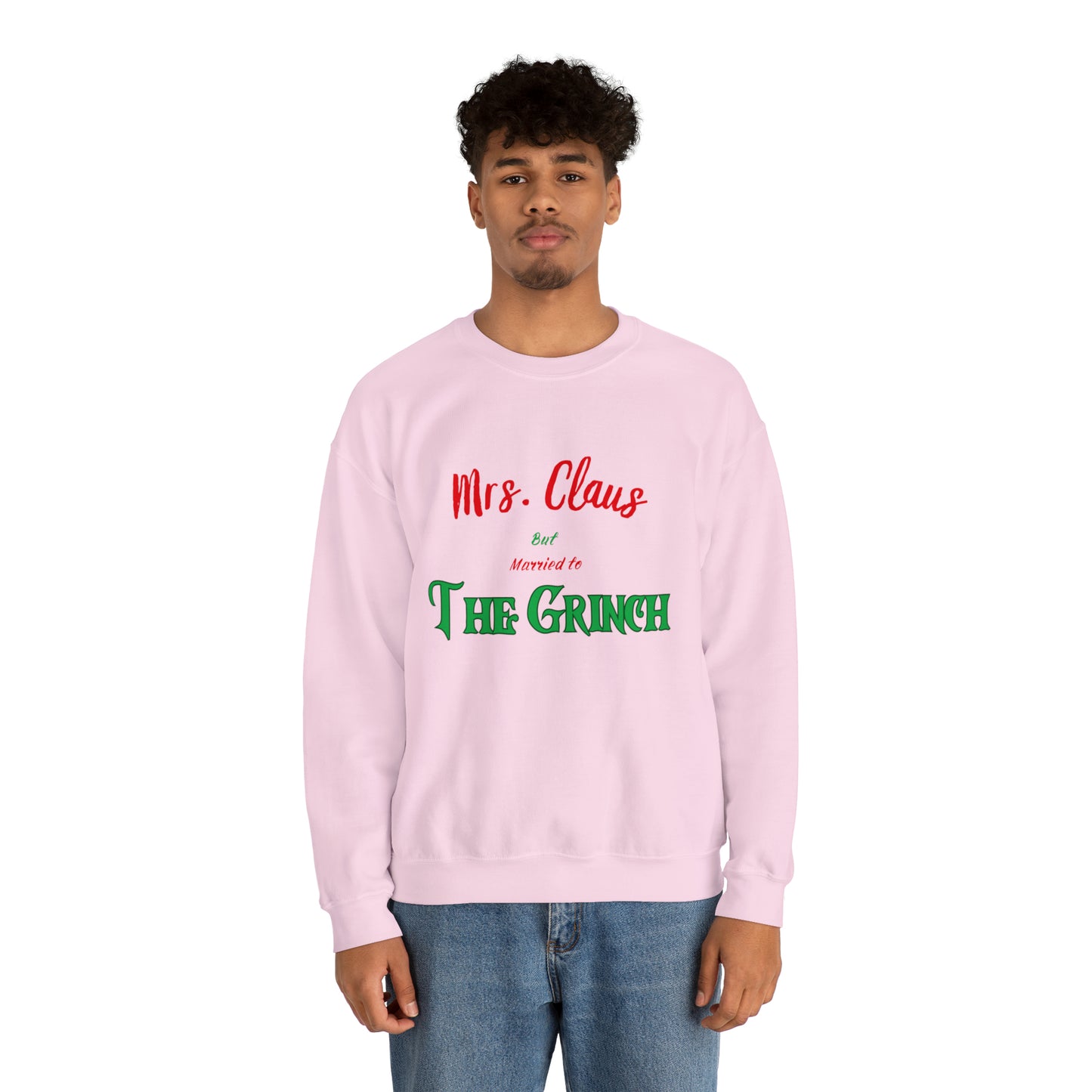 Mrs Claus sweater married to the grinch sweatshirt Merry Christmas Sweatshirt for Women Christmas Shirt Holiday Christmas gift for her