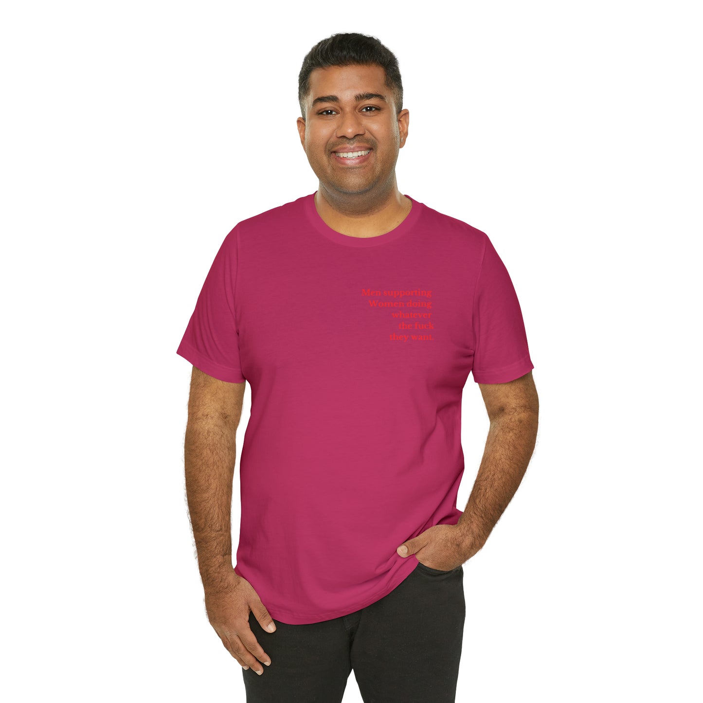 Men supporting women shirt gift for him Christmas gift Party