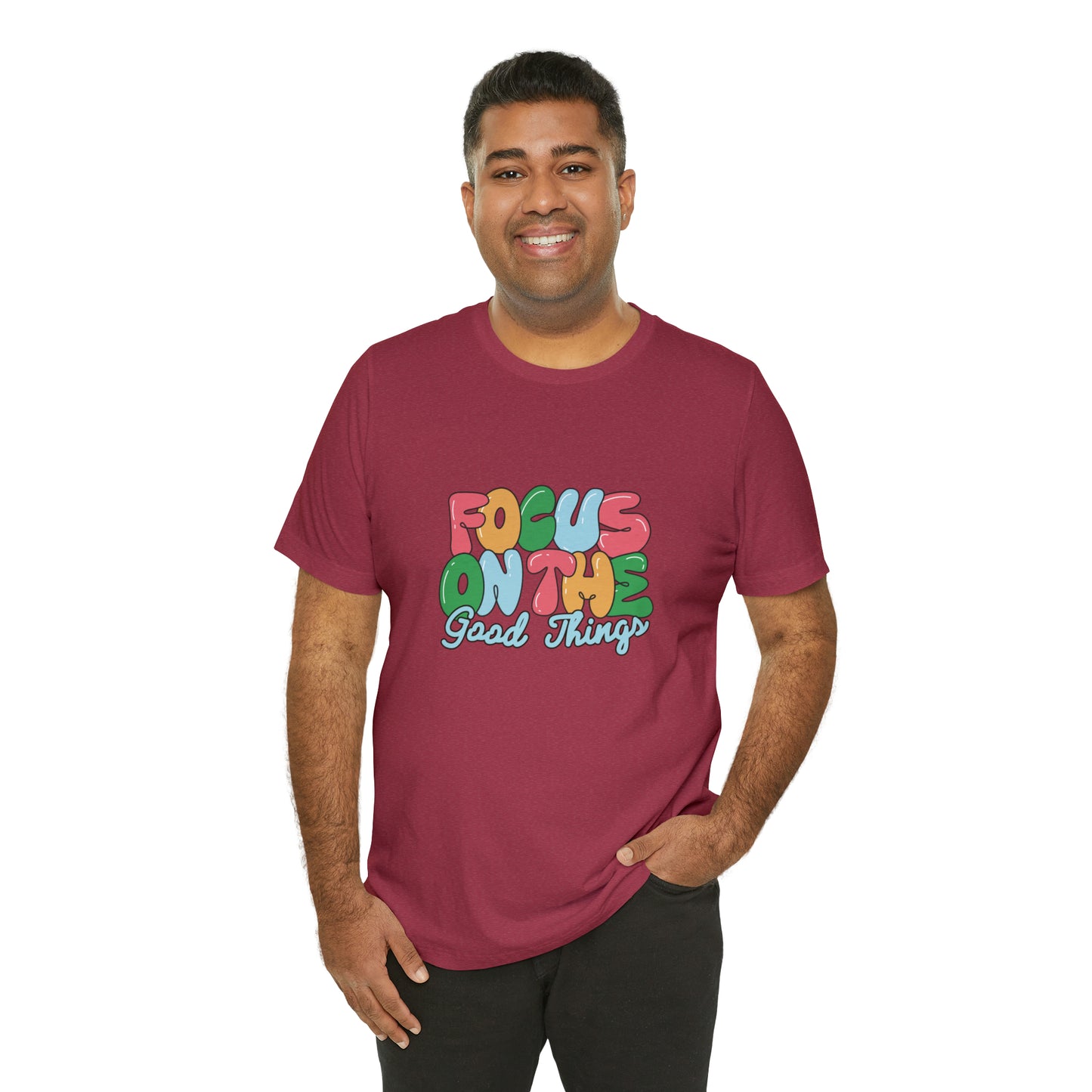 Focus on the good things shirt positive vibes shirt good vibes tee yogawear zen clothes bohemian top Women's Christmas gift for her for him