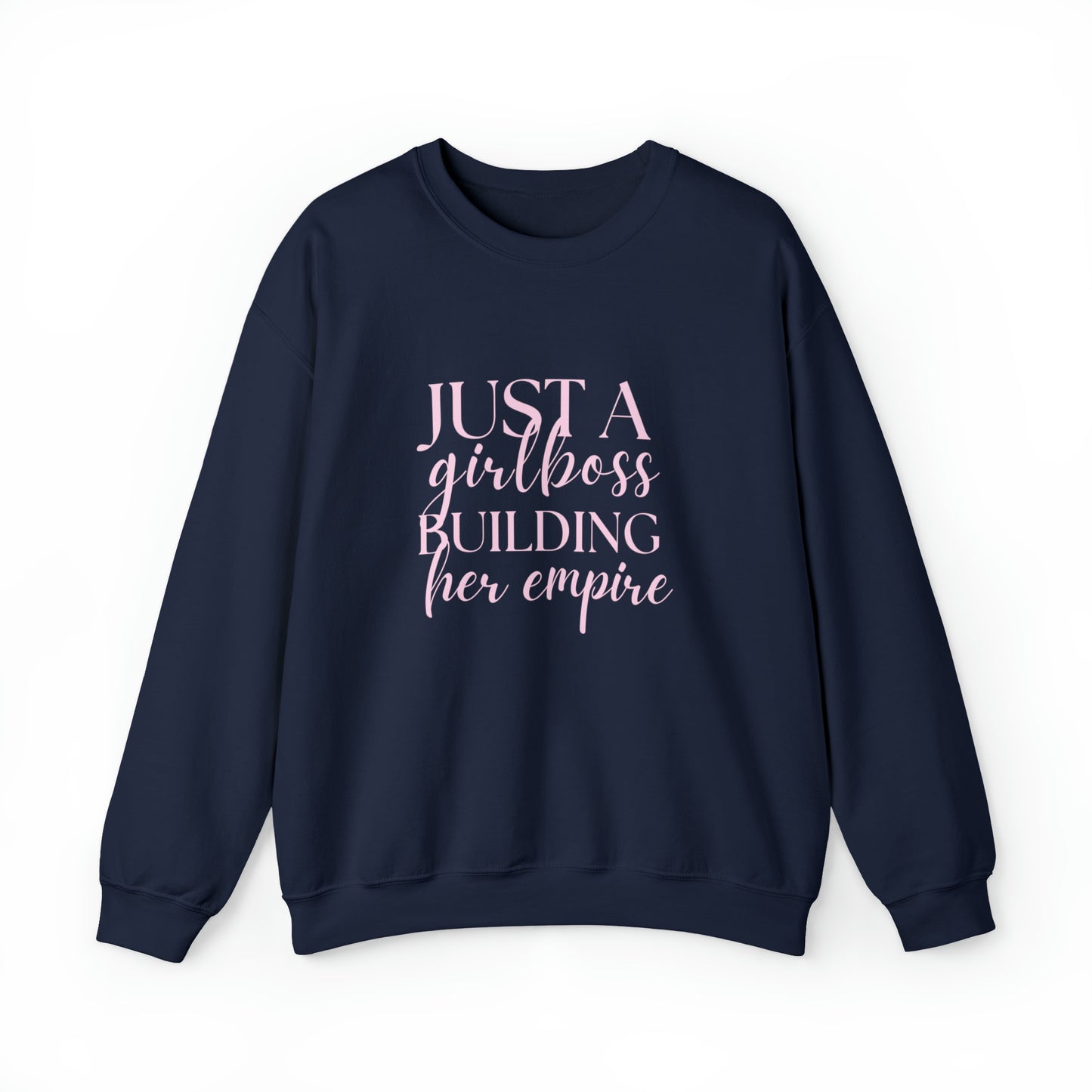 Boss Babe sweatshirt,Girlboss Sweatshirt, Just a girlboss building her empire, Bossbabe sweater,Christmas gift for her,Birthday gift