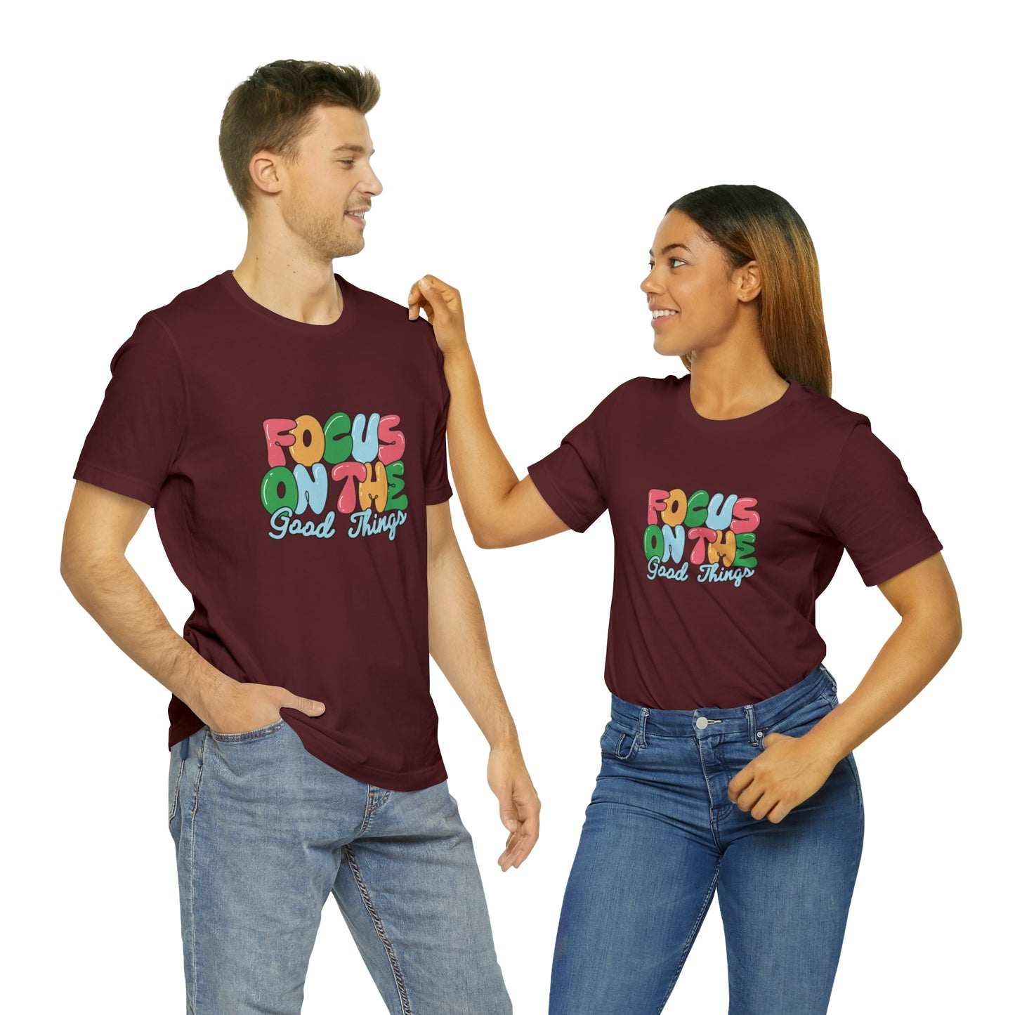Focus on the good things shirt positive vibes shirt good vibes tee yogawear zen clothes bohemian top Women's Christmas gift for her for him