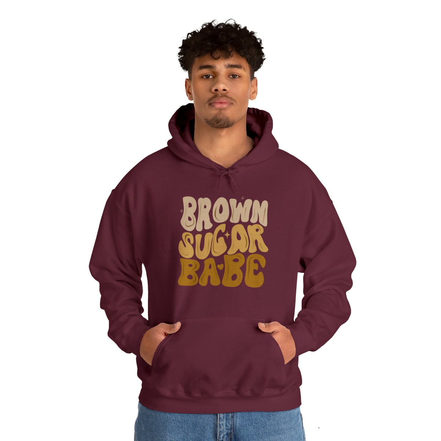 Brown sugar babe hoodie, gift for her, best friend gift, birthday vacation, Unisex Heavy Blend Hooded Sweatshirt