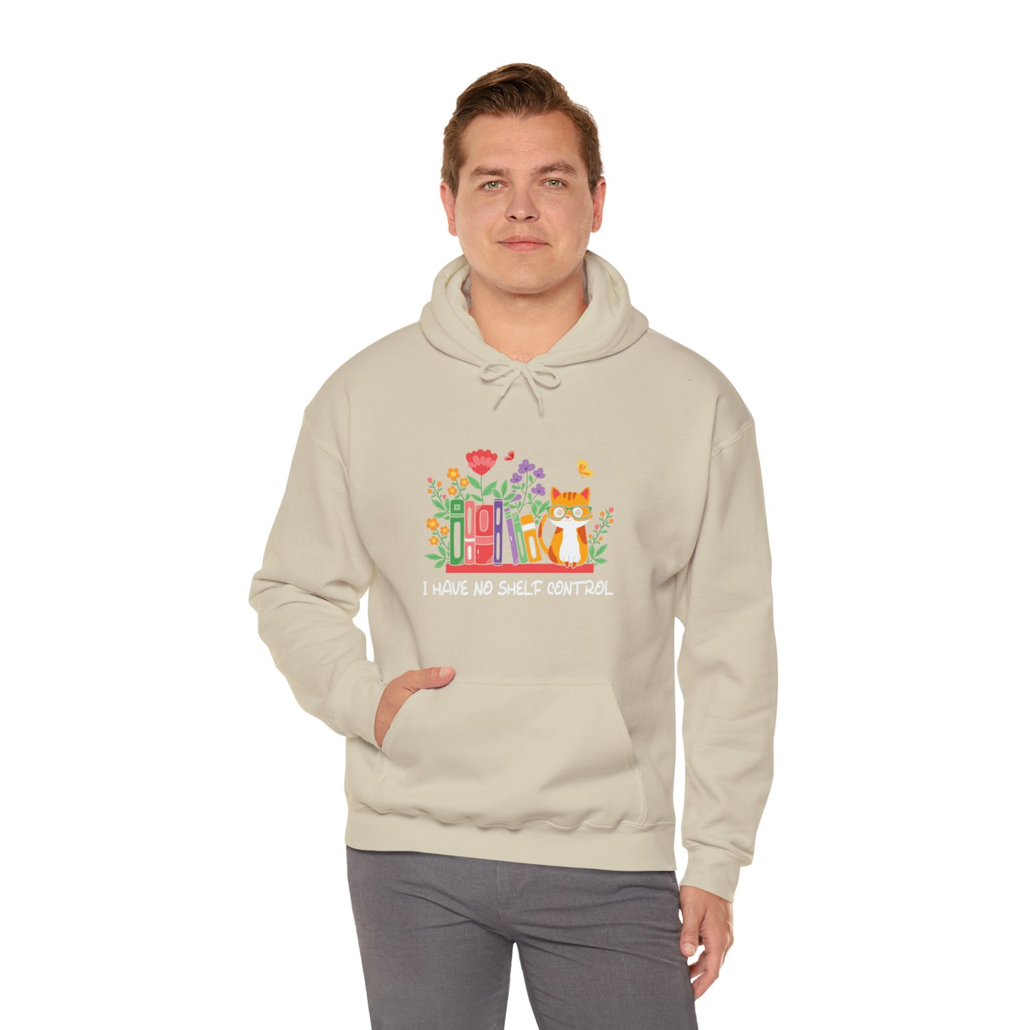 Cat lover hoodie book lover sweater BookShelf control orange cat Shirt Halloween Cat Sweatshirt Gift for Cat Lover Gift for Cat Mom Gift