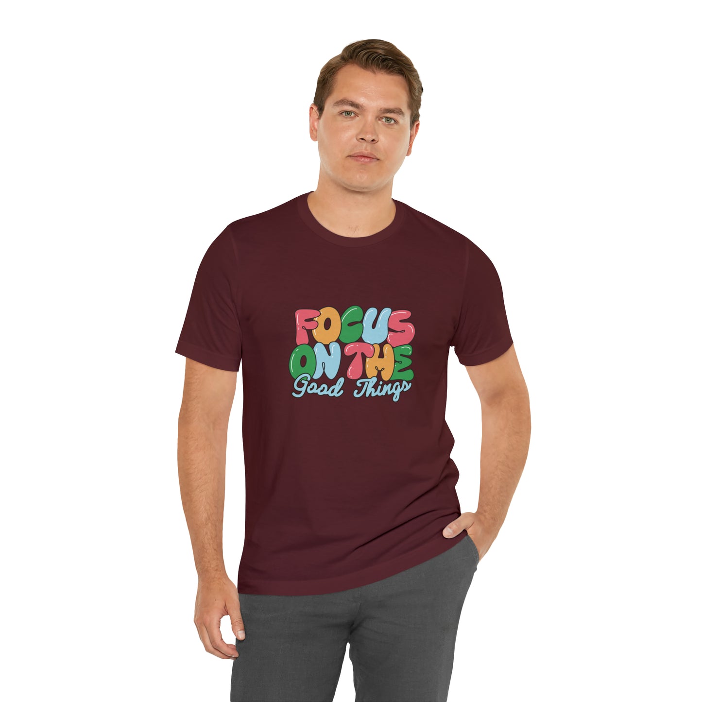 Focus on the good things shirt positive vibes shirt good vibes tee yogawear zen clothes bohemian top Women's Christmas gift for her for him
