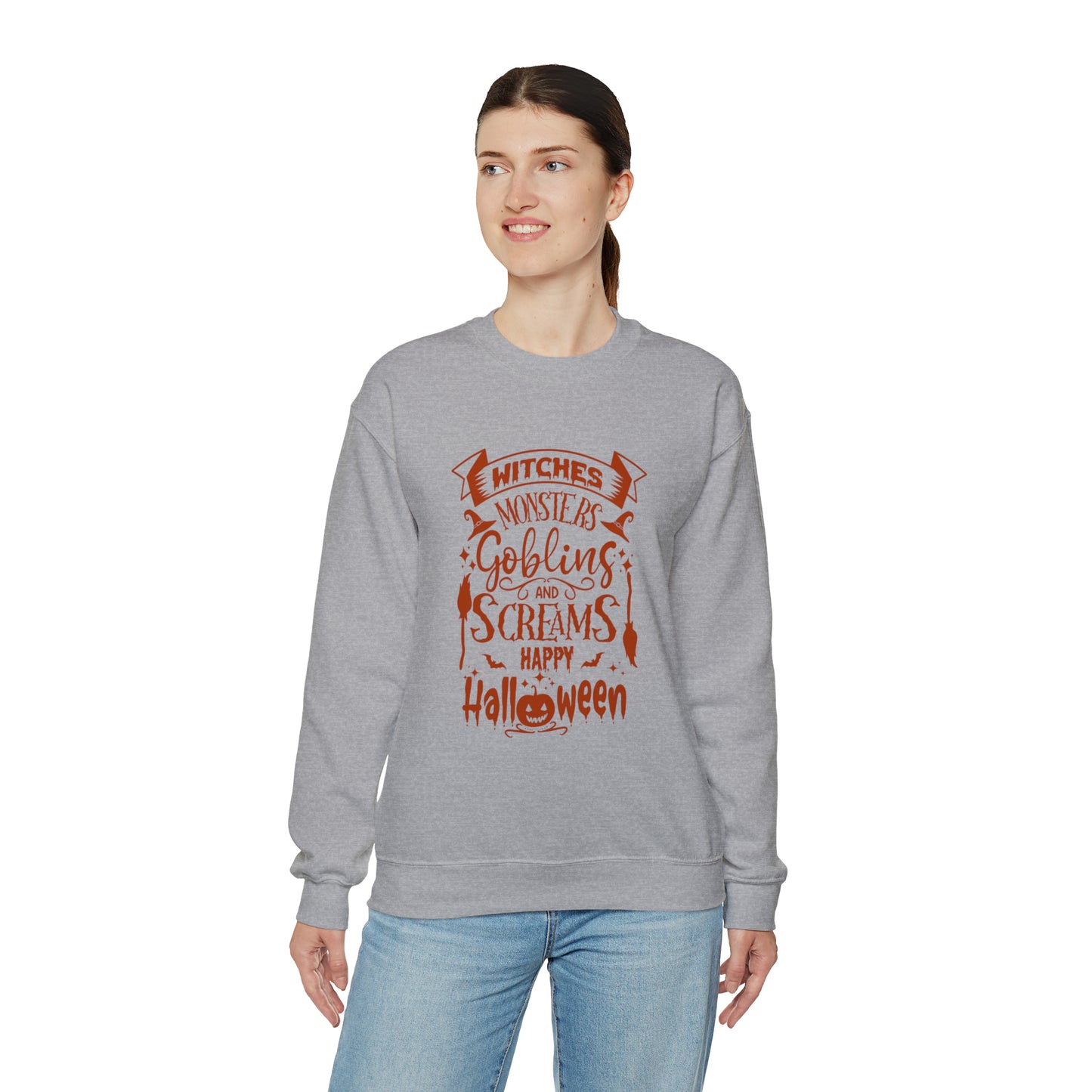 Witches Monsters Halloween Sweatshirt Ghostface Shirt Funny Halloween Horror Shirt Halloween Women's Sweatshirt Funny Halloween Tee Unisex