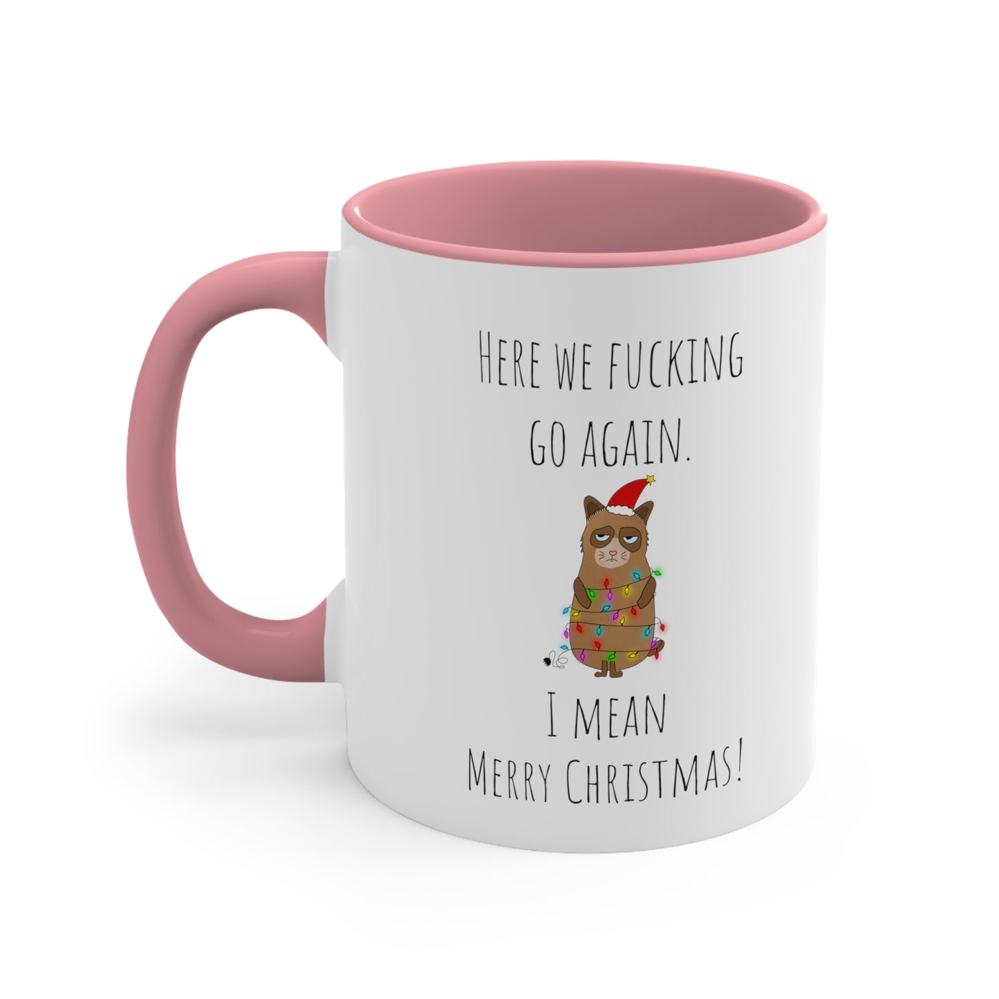 Grumpy cat Christmas mug 11oz Christmas gift for her gift favorite aunt gift coffee lover gift tea gift for her coffee Mug 11oz