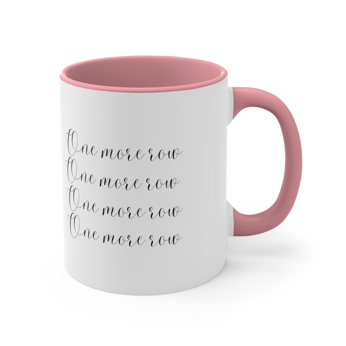 Yarn mug Crochet lover gift yarn lover gift knitting gift one more row gift coffee lover gift tea gift for her gift for him Coffee Mug 11oz