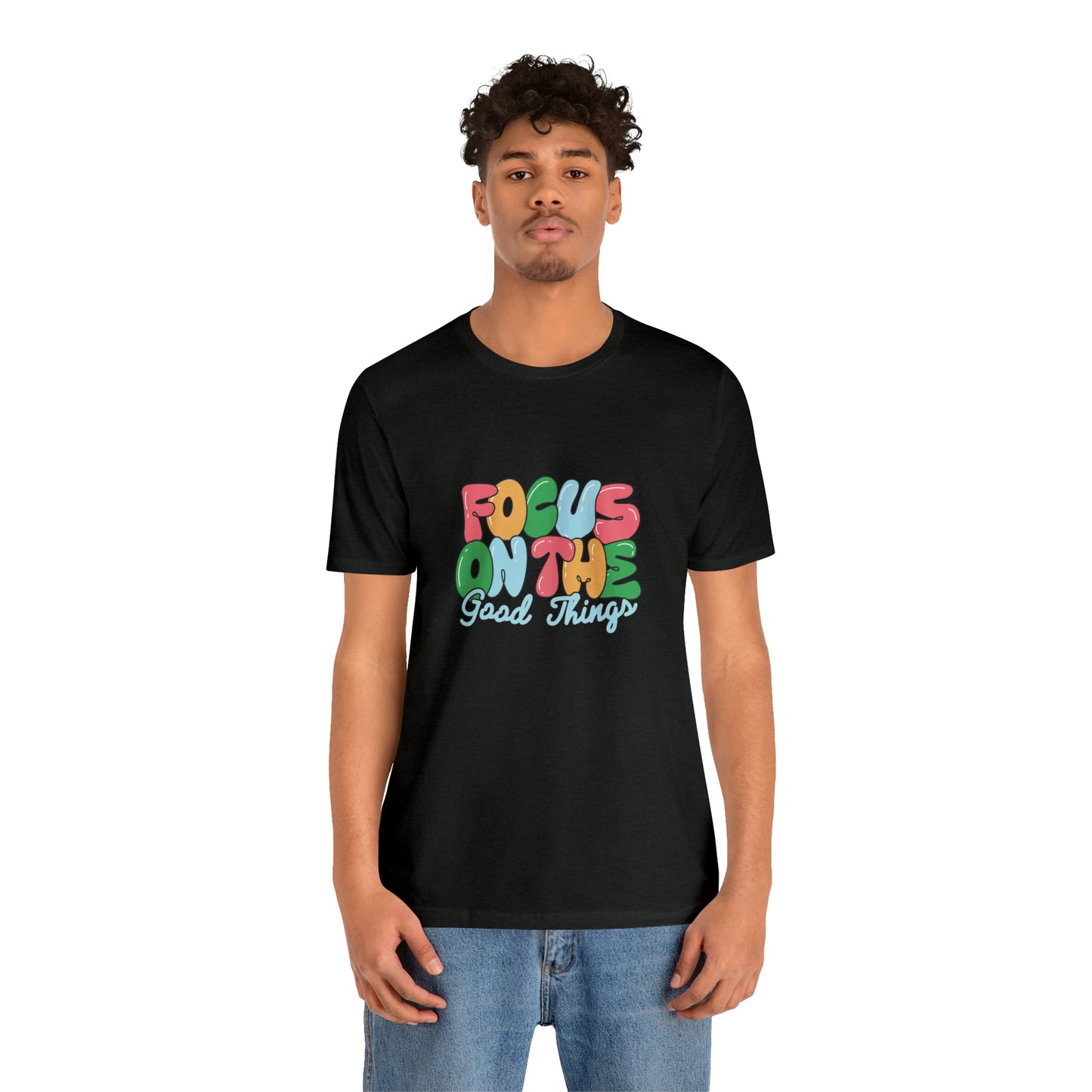 Focus on the good things shirt positive vibes shirt good vibes tee yogawear zen clothes bohemian top Women's Christmas gift for her for him
