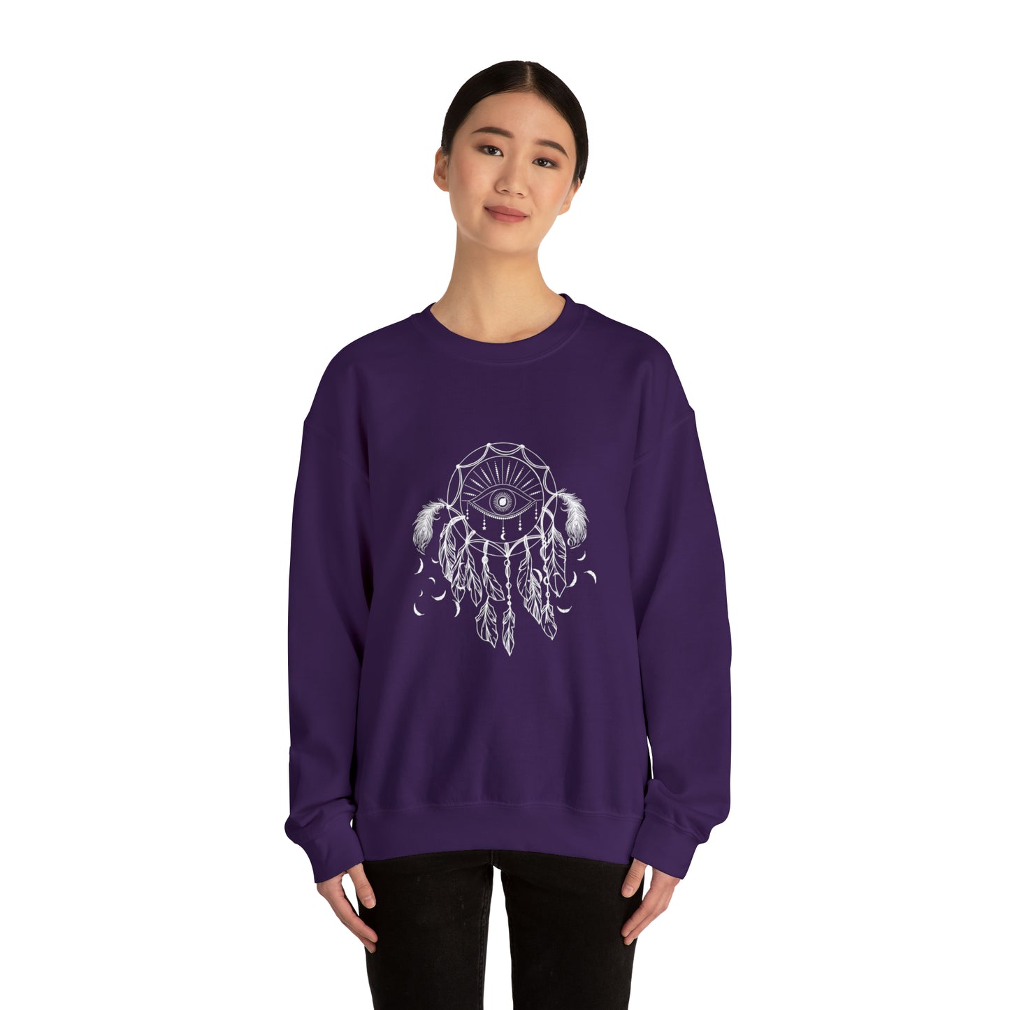 Dreamcatcher sweater third eye sweater birthday spiritual clothes yogawear birthday gift gift for her gift for him Christmas gift