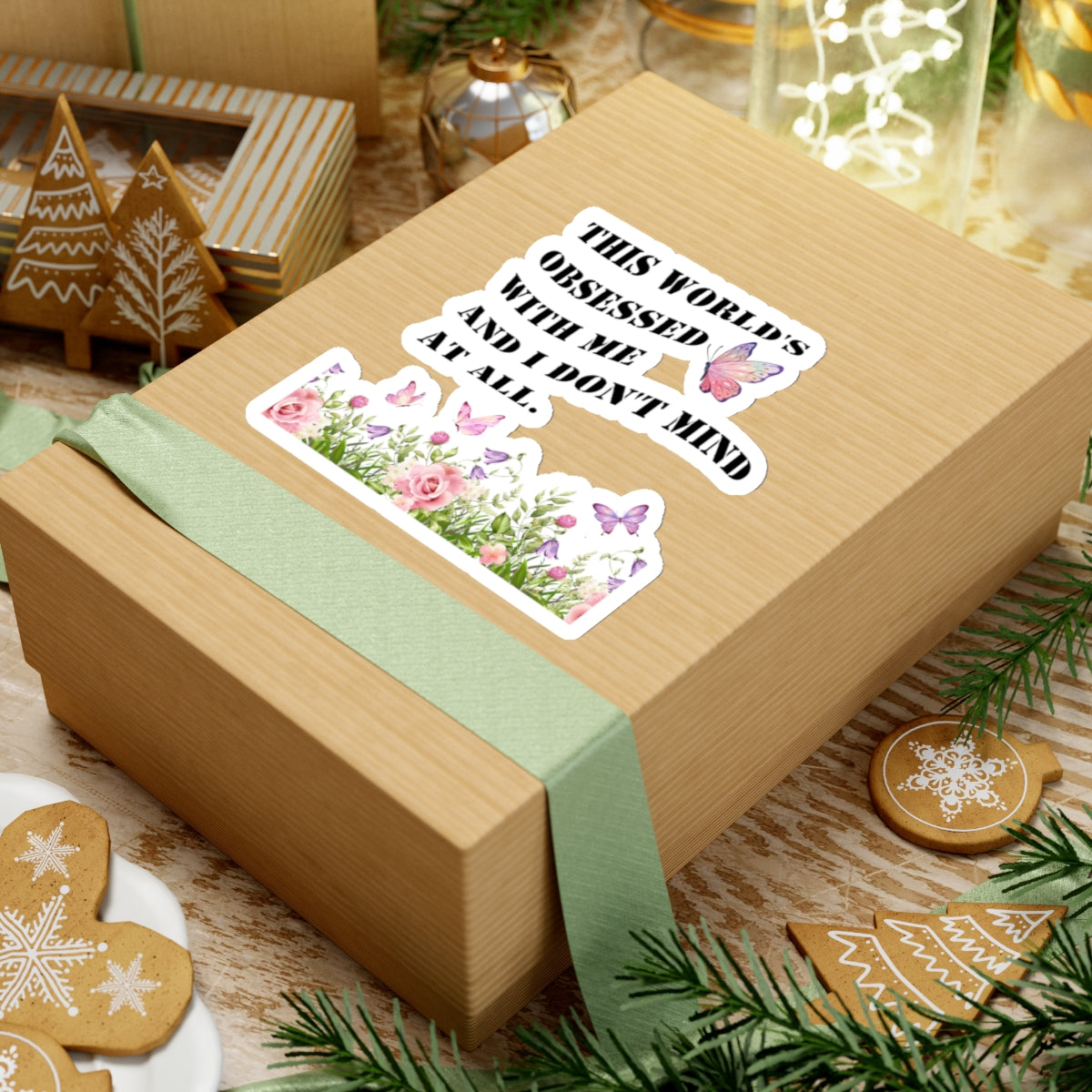 Delulu sticker World's obsessed with me sticker my delulu era sticker bestie gift for her bestfriend gift Kiss-CutSticker