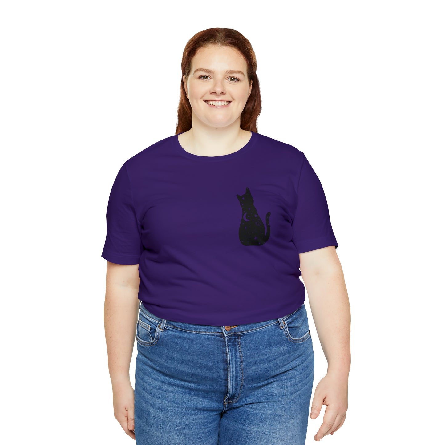 Cat Halloween shirt Witches Halloween T shirt Halloween Sweater Christmas Gift for Cat Lover Gift, Black Cat Gift for Cat Mom Gift moon