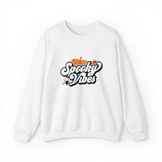 Spooky vibes sweater Halloween sweater ghost fall leaves sweater Halloween Sweatshirt  shirt Era Tour sweater best friend gift Unisex gift