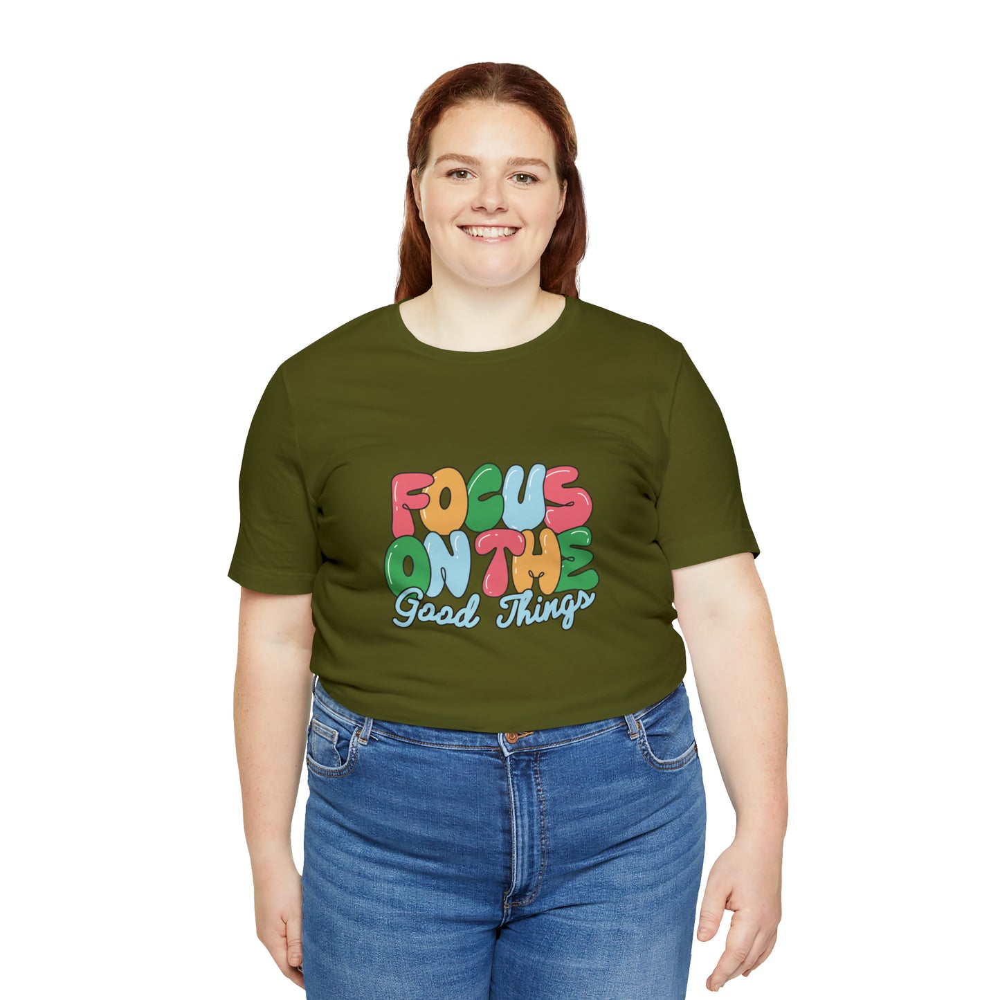 Focus on the good things shirt positive vibes shirt good vibes tee yogawear zen clothes bohemian top Women's Christmas gift for her for him