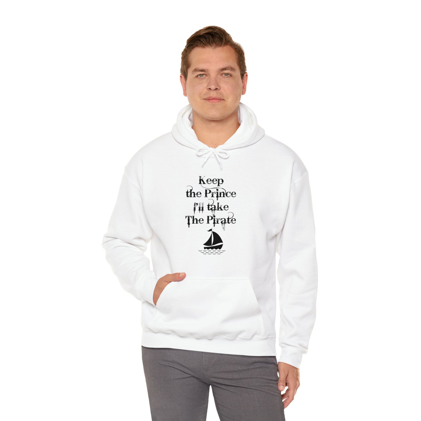 Keep the prince I'll take the pirate Hoodie, Once upon a time shirt,Birthday gift for her Hoodie, gift for him,Galantine gift for her,unisex