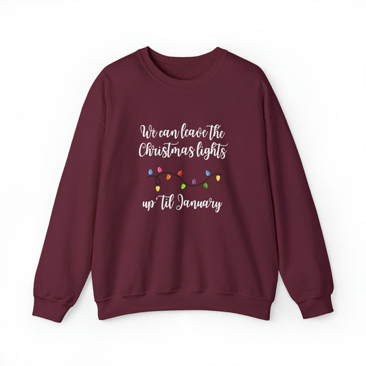 Merry Swiftmas Sweatshirt Christmas lights up till January sweater tis the season Swiftie Eras Tour Shirt The Eras Tour Swiftie Eras Eras