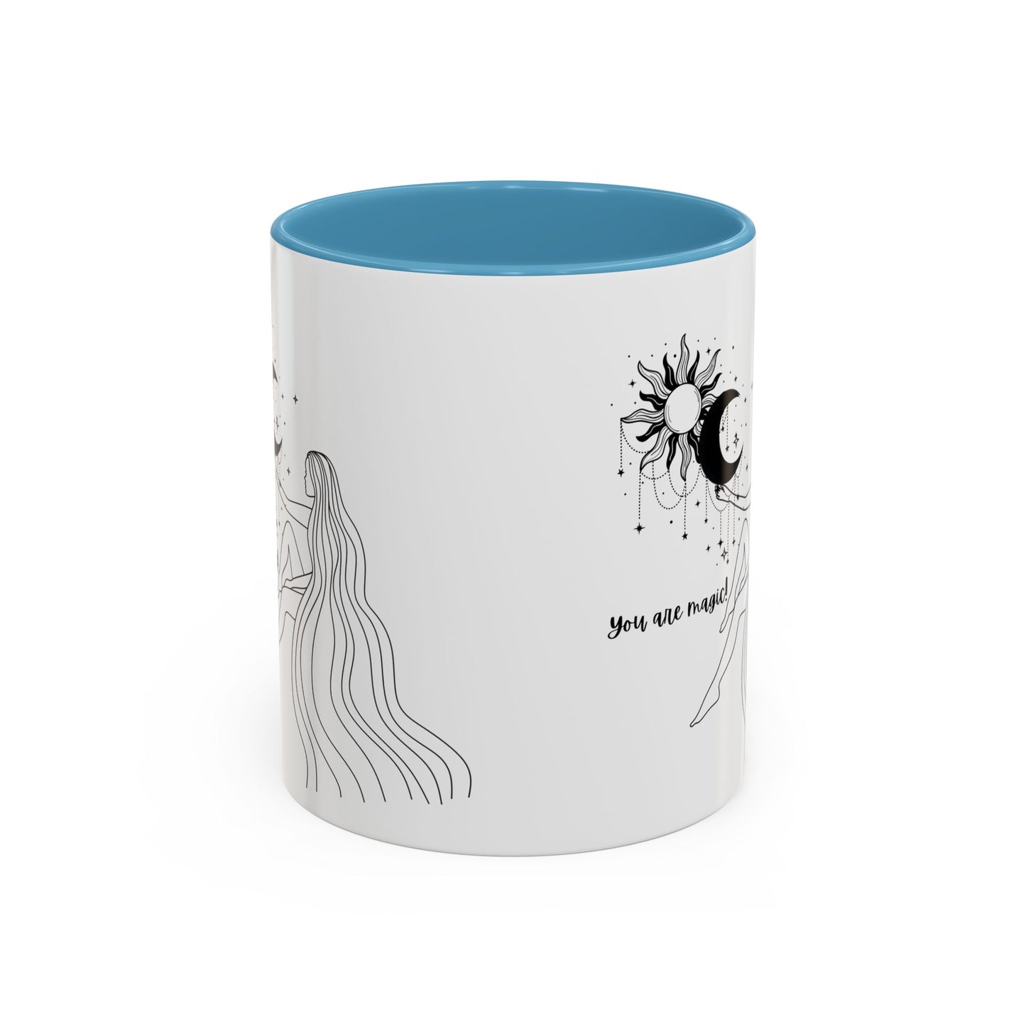 You are Magic mug coffee mug Spiritual gift moon mug witchy mug Goddess gift supervisor mug office bestie gift Boss Christmas gift for her