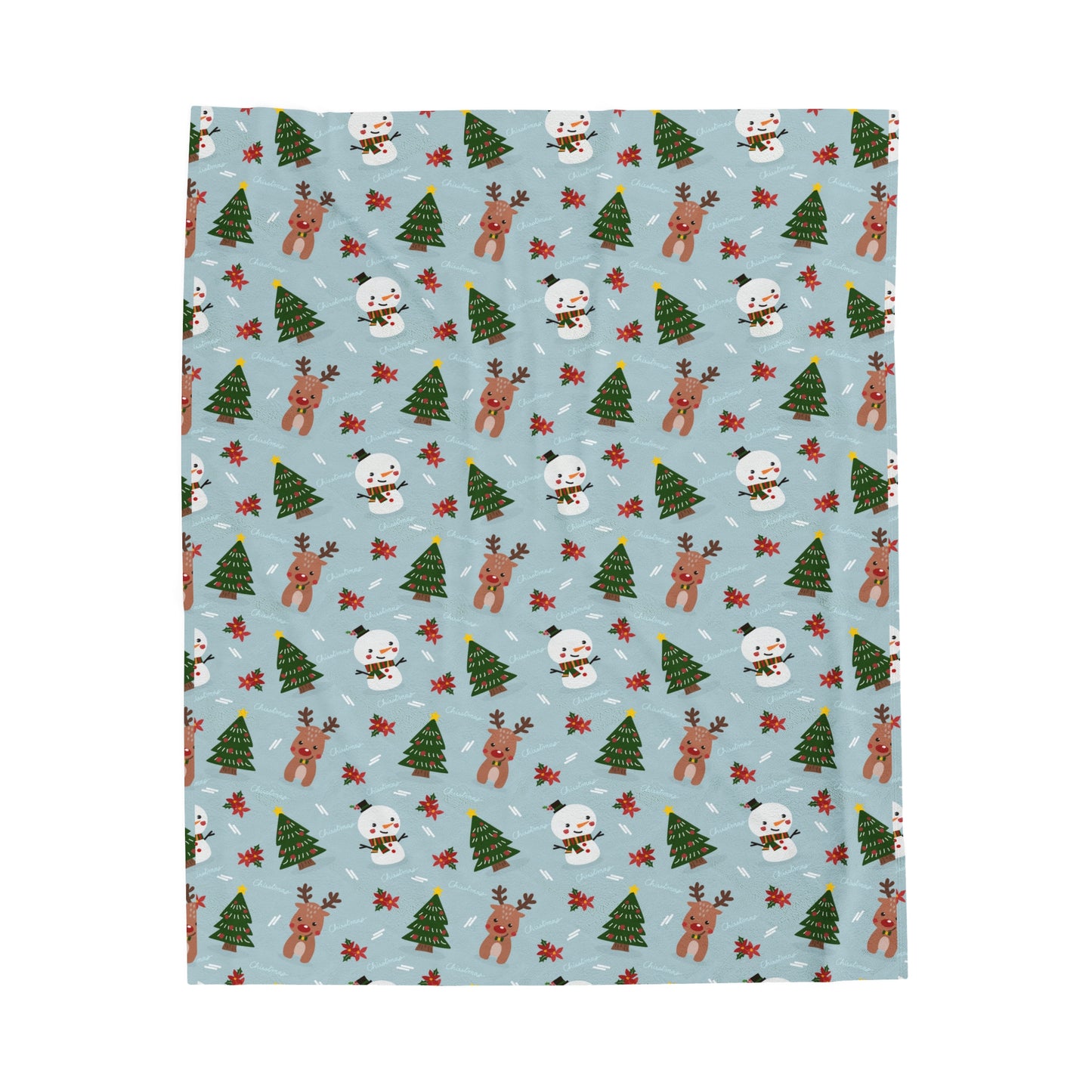 Snowman Christmas tree Blanket holiday blanket christmas movie watching blanket Merry christmas  blanket Velveteen Plush Blanket