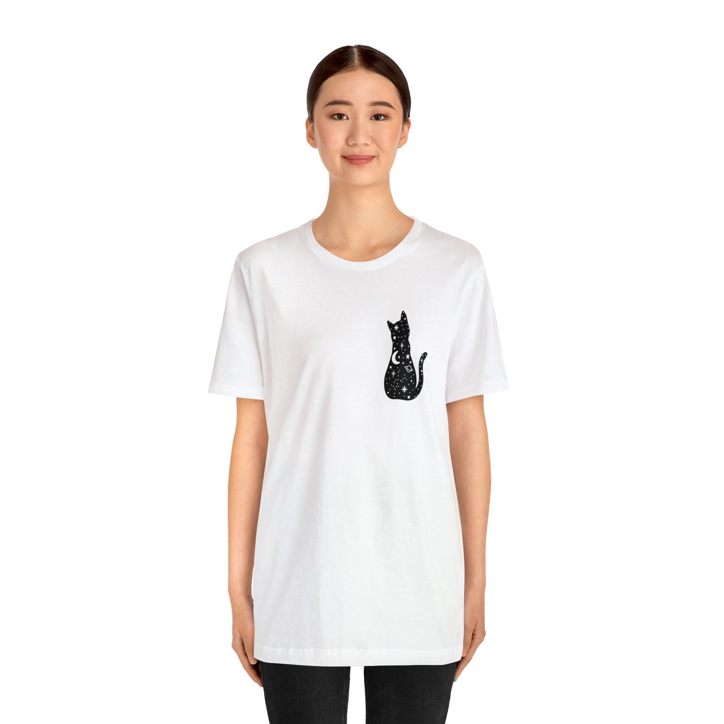 Cat Halloween shirt Witches Halloween T shirt Halloween Sweater Christmas Gift for Cat Lover Gift, Black Cat Gift for Cat Mom Gift moon