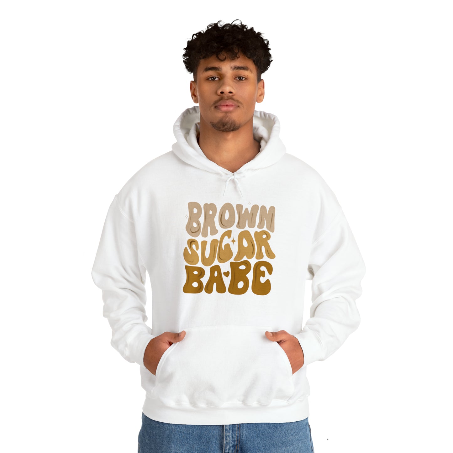 Brown sugar babe hoodie, gift for her, best friend gift, birthday vacation, Unisex Heavy Blend Hooded Sweatshirt