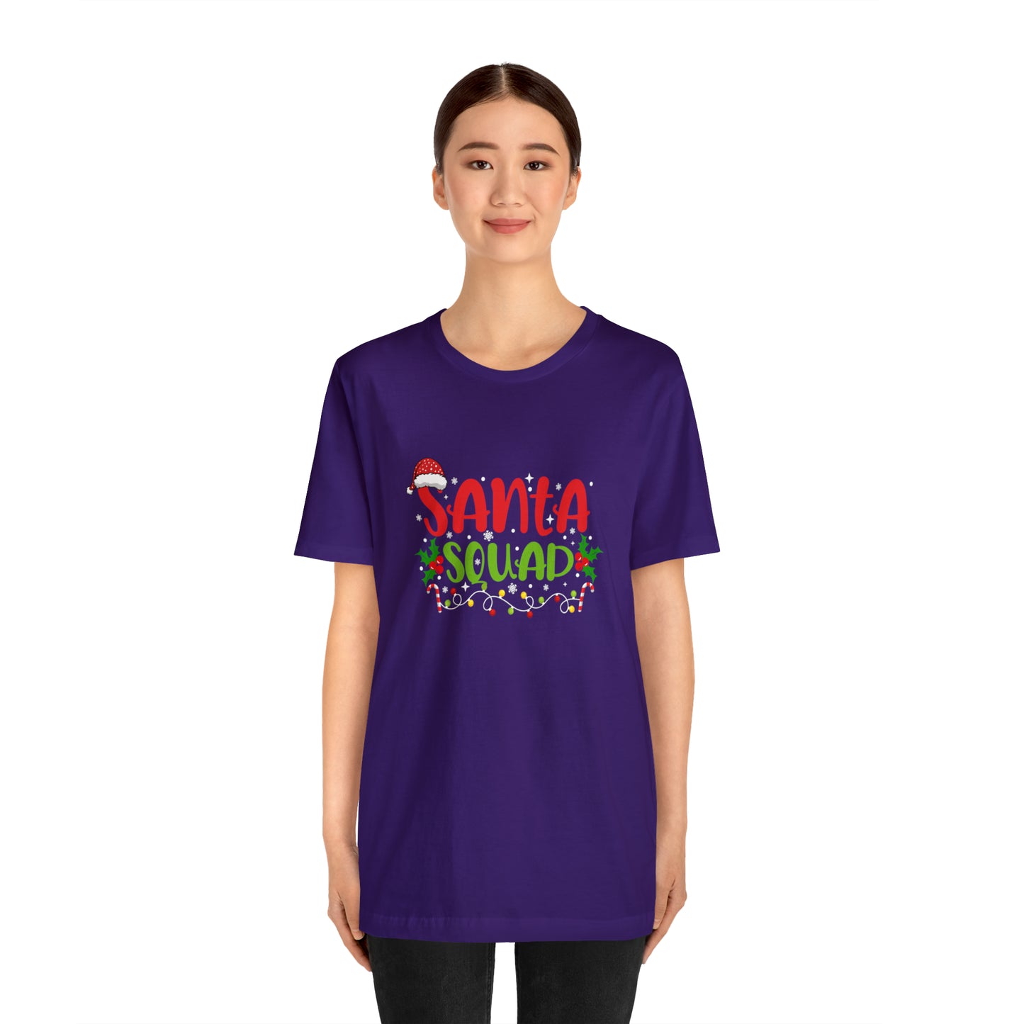 Santa's squad Matching Family Christmas Shirts Santa claus Hat family tshirts Family Christmas Shirt Xmas Tee Custom Christmas Tshirt photos