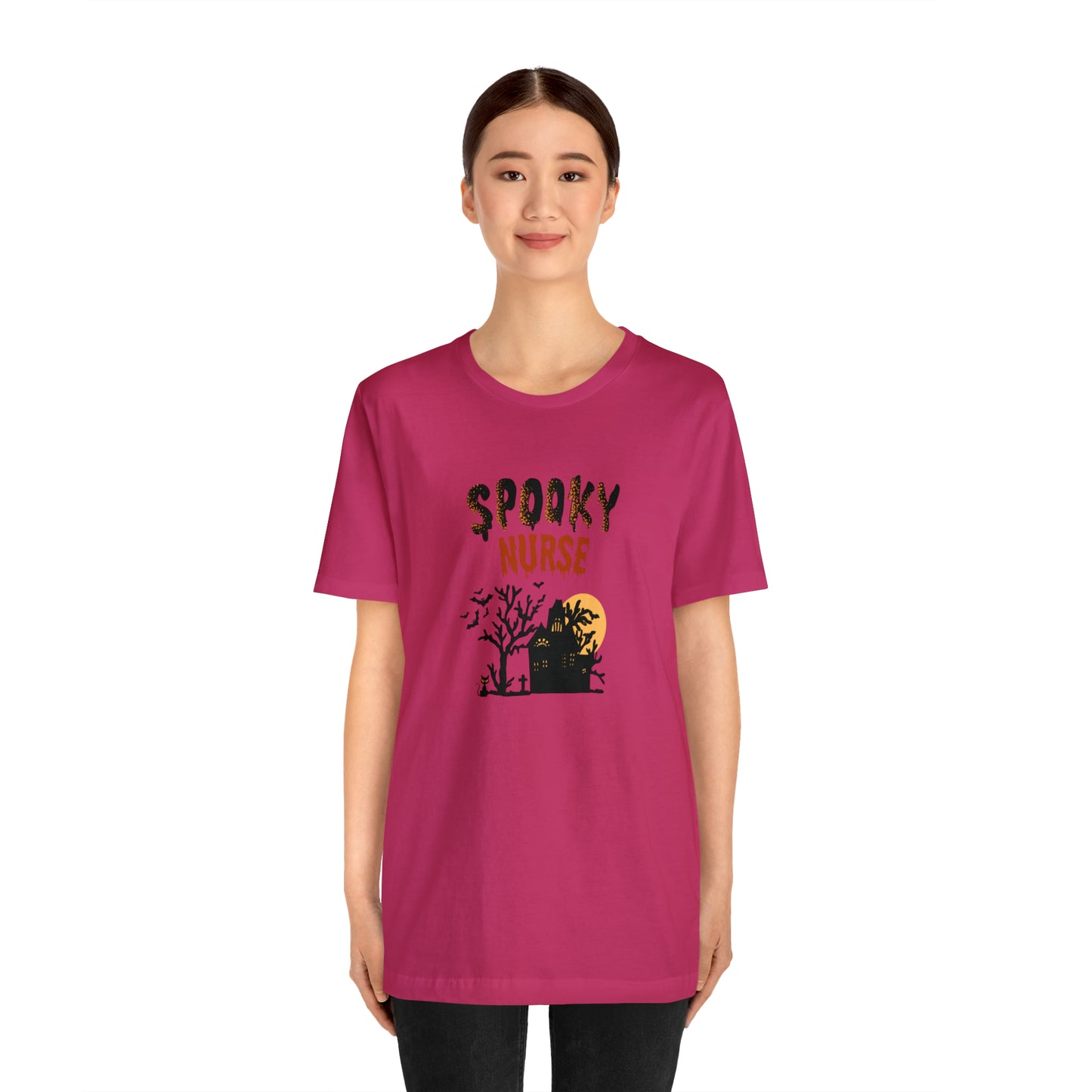 Spooky Nurse Halloween shirt, Nurse trick or treat ghost Halloween tshirt,Halloween Sweatshirt,Spooky Season T Shirt,Christmas gift