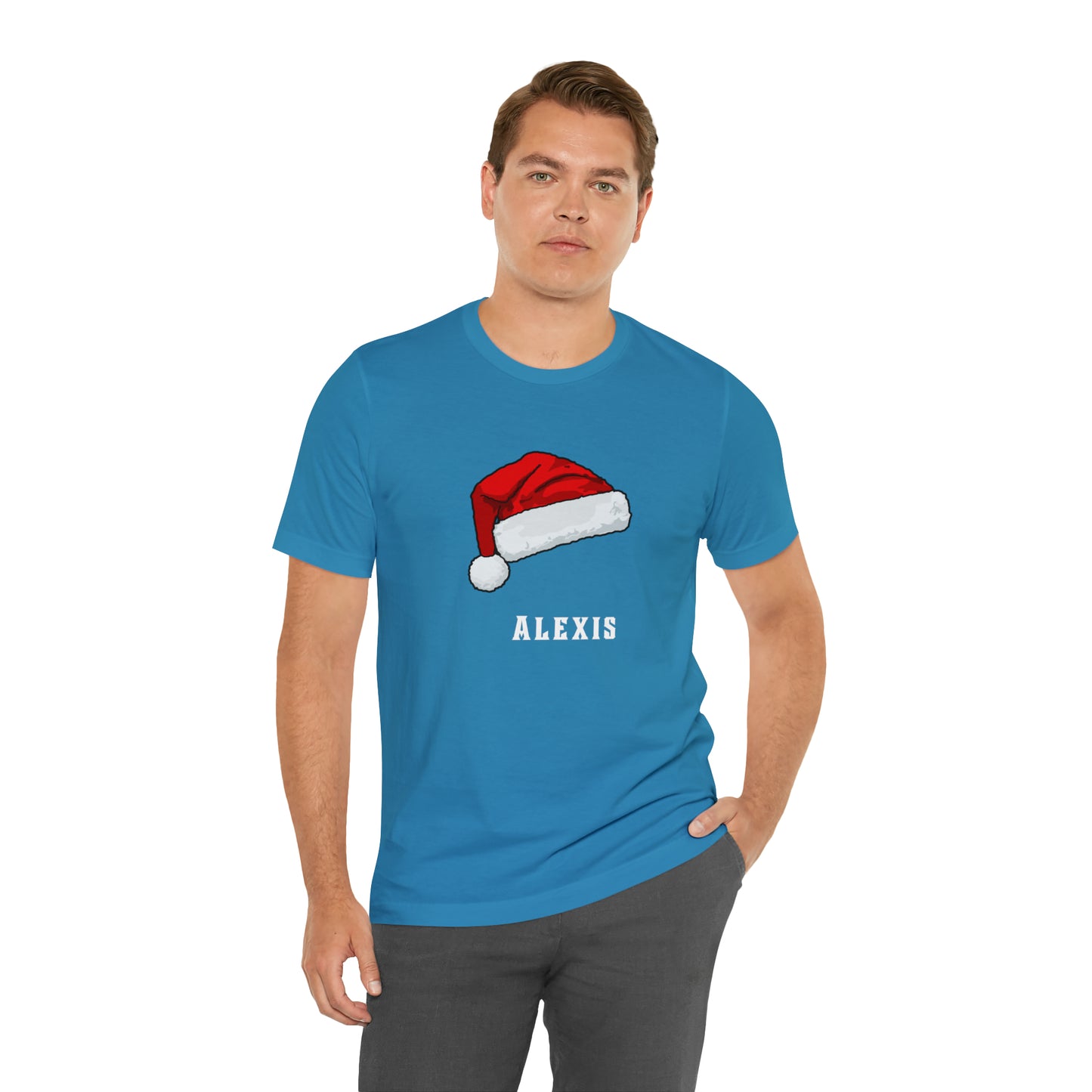 Matching Family Christmas Shirts, Santa claus Hat family tshirts Family Christmas Shirt, Matching Xmas Tees Custom Christmas T shirt photos