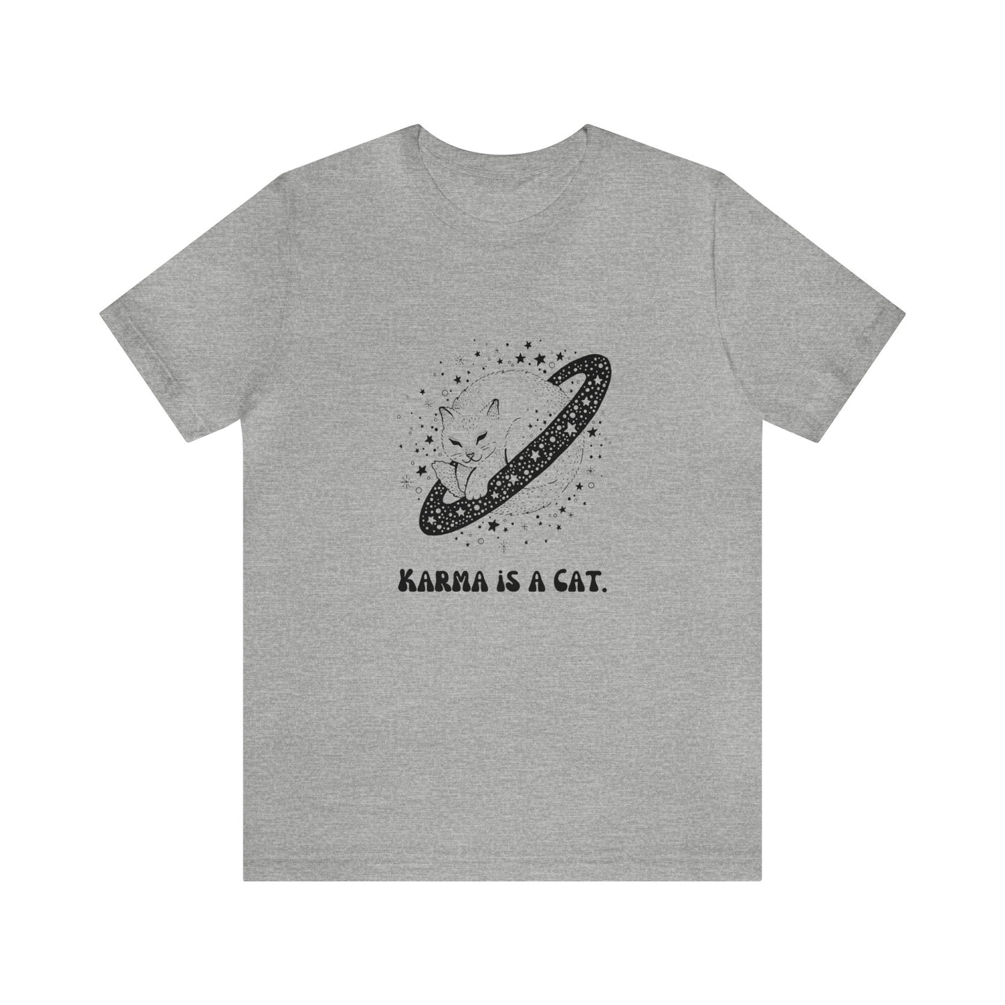 Karma is a cat shirt Cat lover tshirt book lover shirt Taylor witchy cat Shirt Halloween Cat Gift for Cat Lover Gift for Cat lover shirt