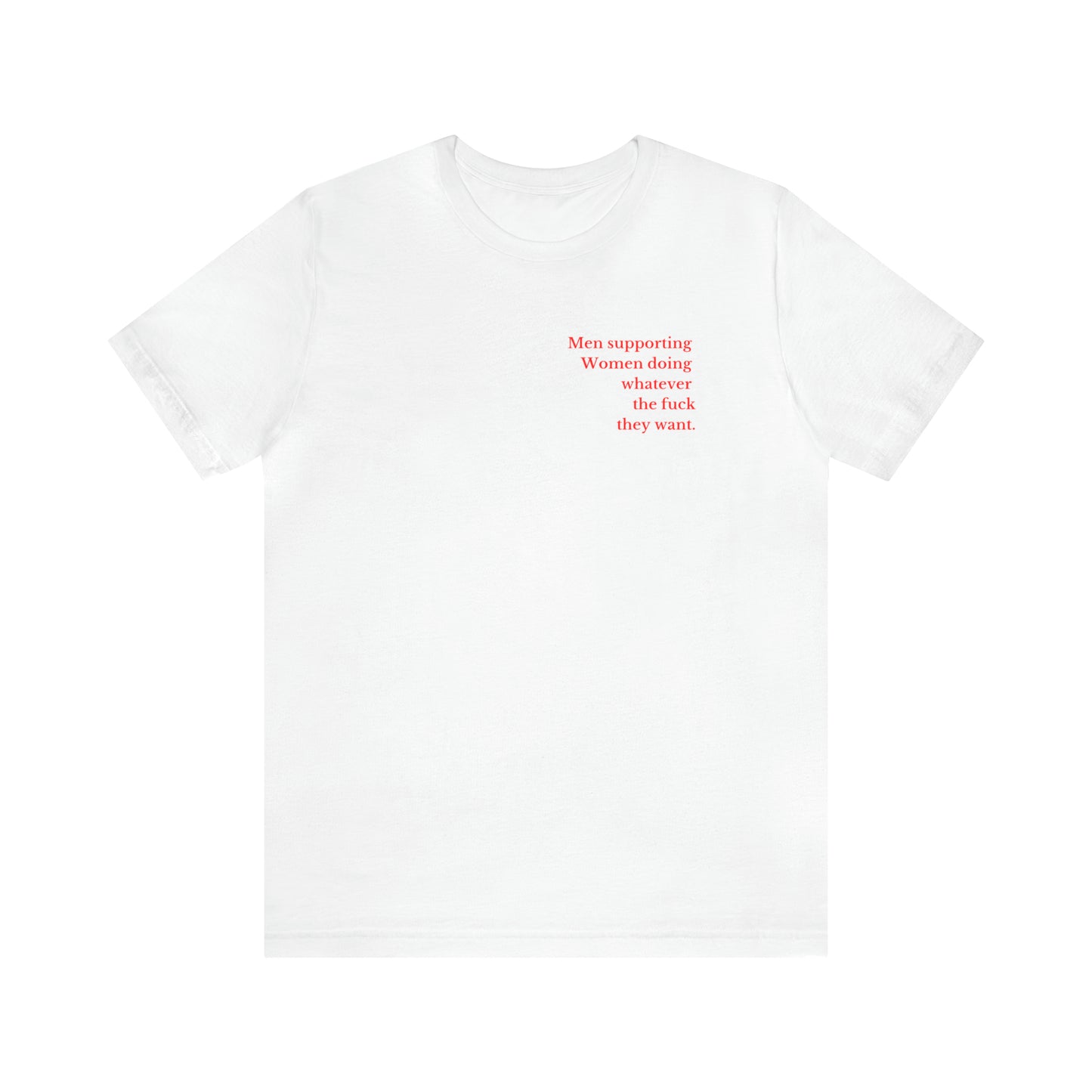 Men supporting women shirt gift for him Christmas gift Party