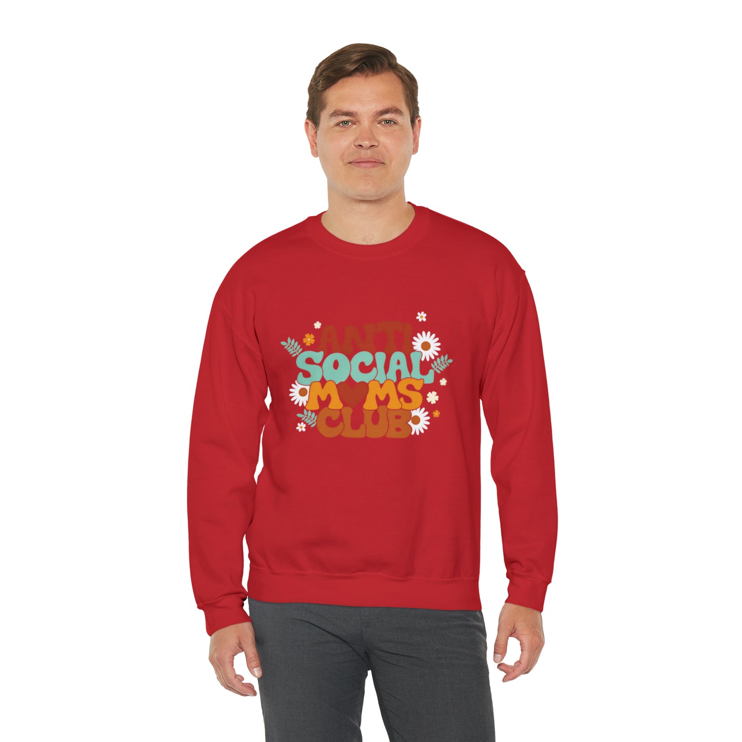 Anti social moms club sweatshirt, Mama Mother Mom sweatshirt, Gift for mom, Christmas gift for her,for him,Birthday gift for her