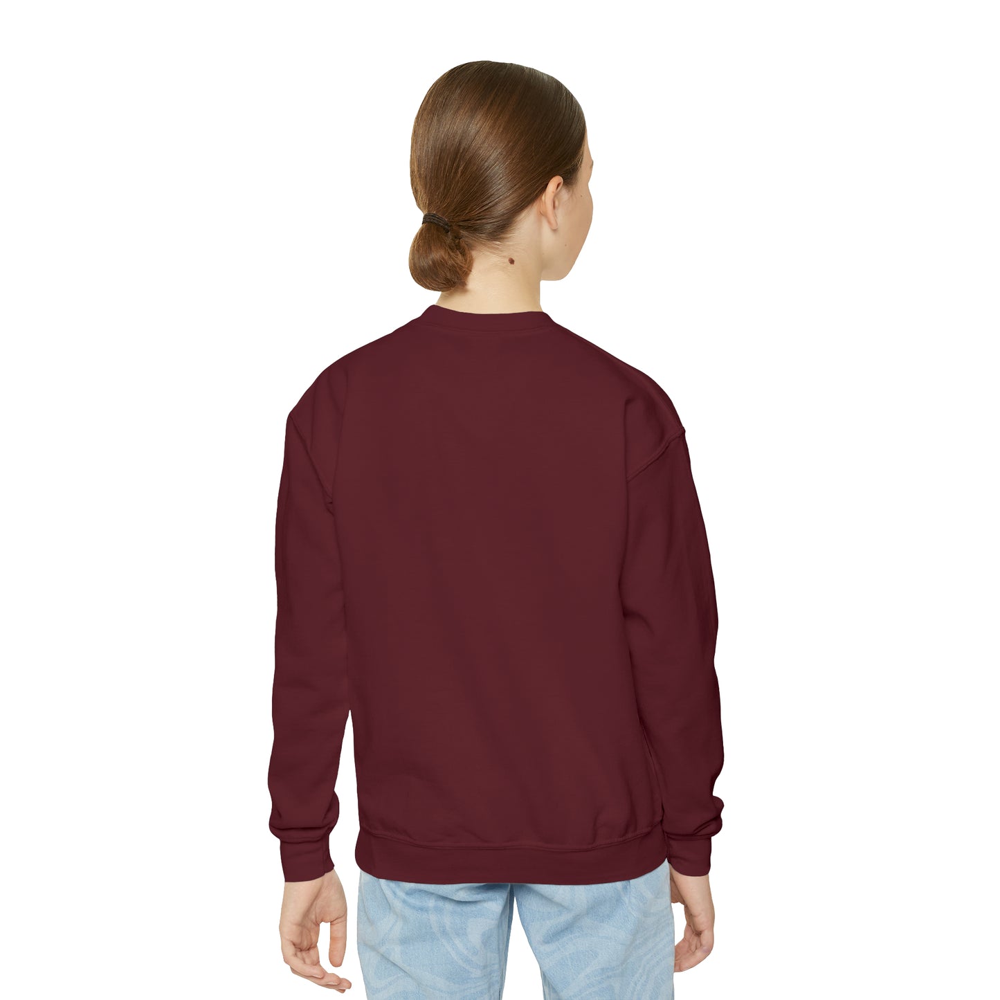 First day of school sweater second grade shirt elementary school style Youth Crewneck Sweatshirt