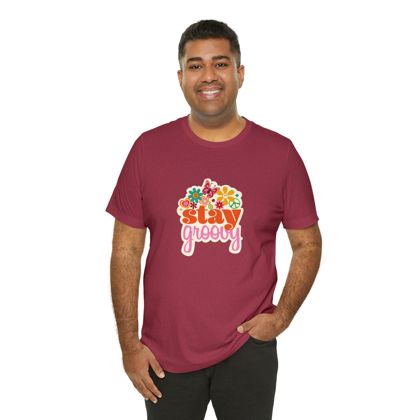 Stay Groovy t-shirt, Hippie shirt, good vibes shirt, summer fun style gift,travel shirt,best friend trip vacation trip