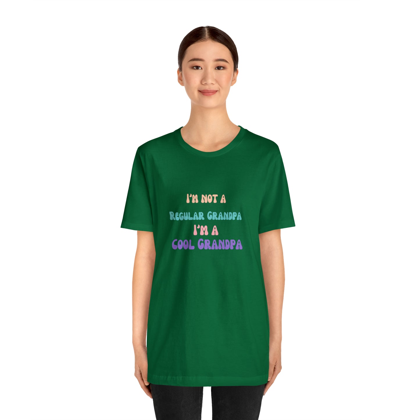 I'm a cool grandpa shirt gift for dad grandpa shirt