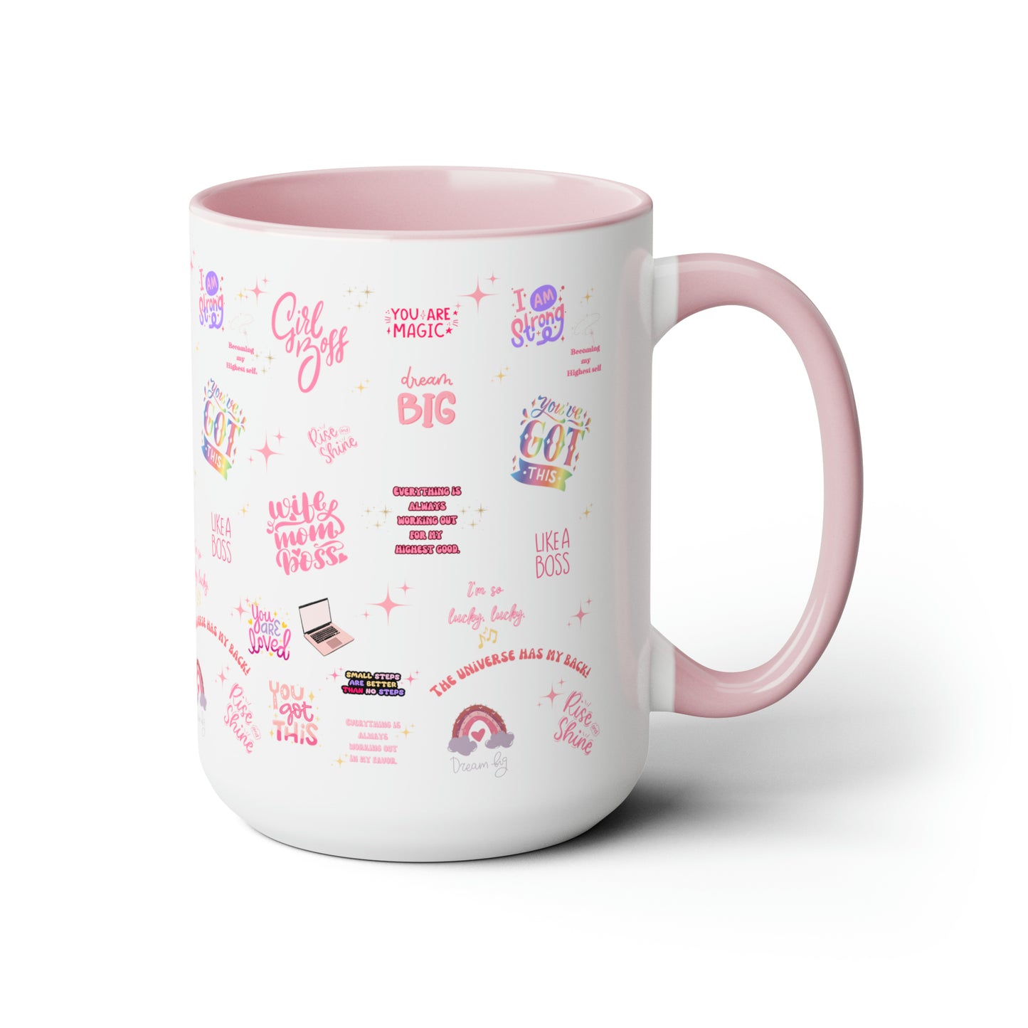 Positive affirmations Coffee Mug girlboss mug birthday gift wife mom boss mug gift for her gift for wife Coffee Mugs tea Christmas gift 15oz