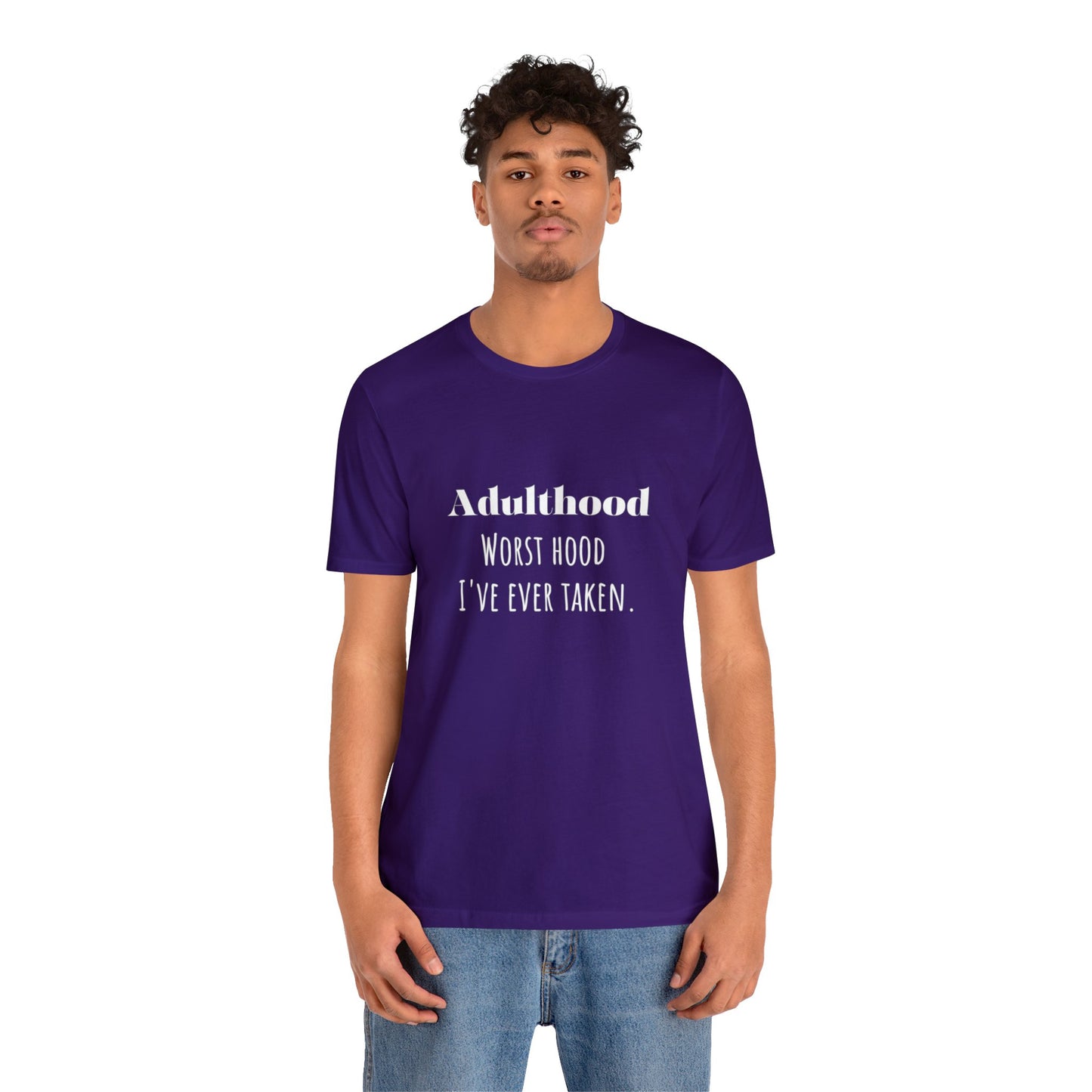 Adulthood shirt funny adulting shirt funny gift for her gift for him  shirt Unisex Tee Retro  T-Shirt best friend vacation shirt beach