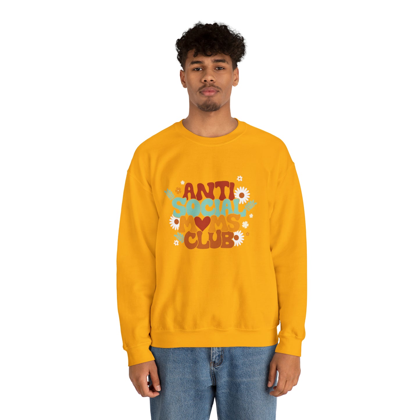 Anti social moms club sweatshirt, Mama Mother Mom sweatshirt, Gift for mom, Christmas gift for her,for him,Birthday gift for her