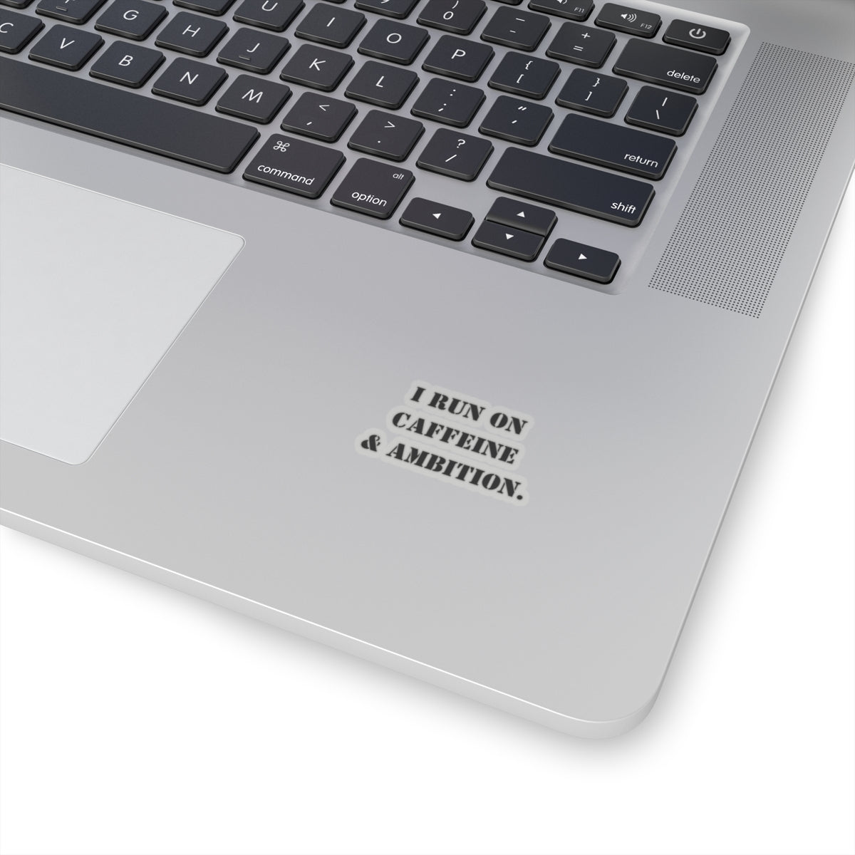 Funny coffee sticker motivational sticker run on caffeine n ambition sticker  gift for her gift for him sticker galantines gift coffee lover